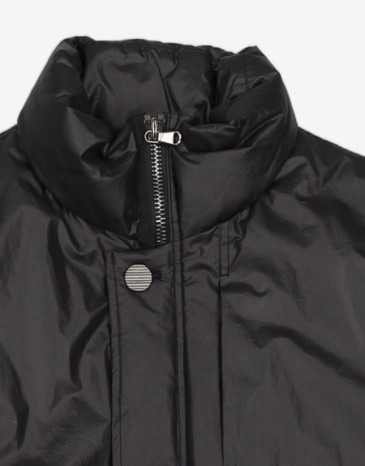마틴플랜(MARTIN PLAN) Middle Weight Coated Down - METAL BLACK S