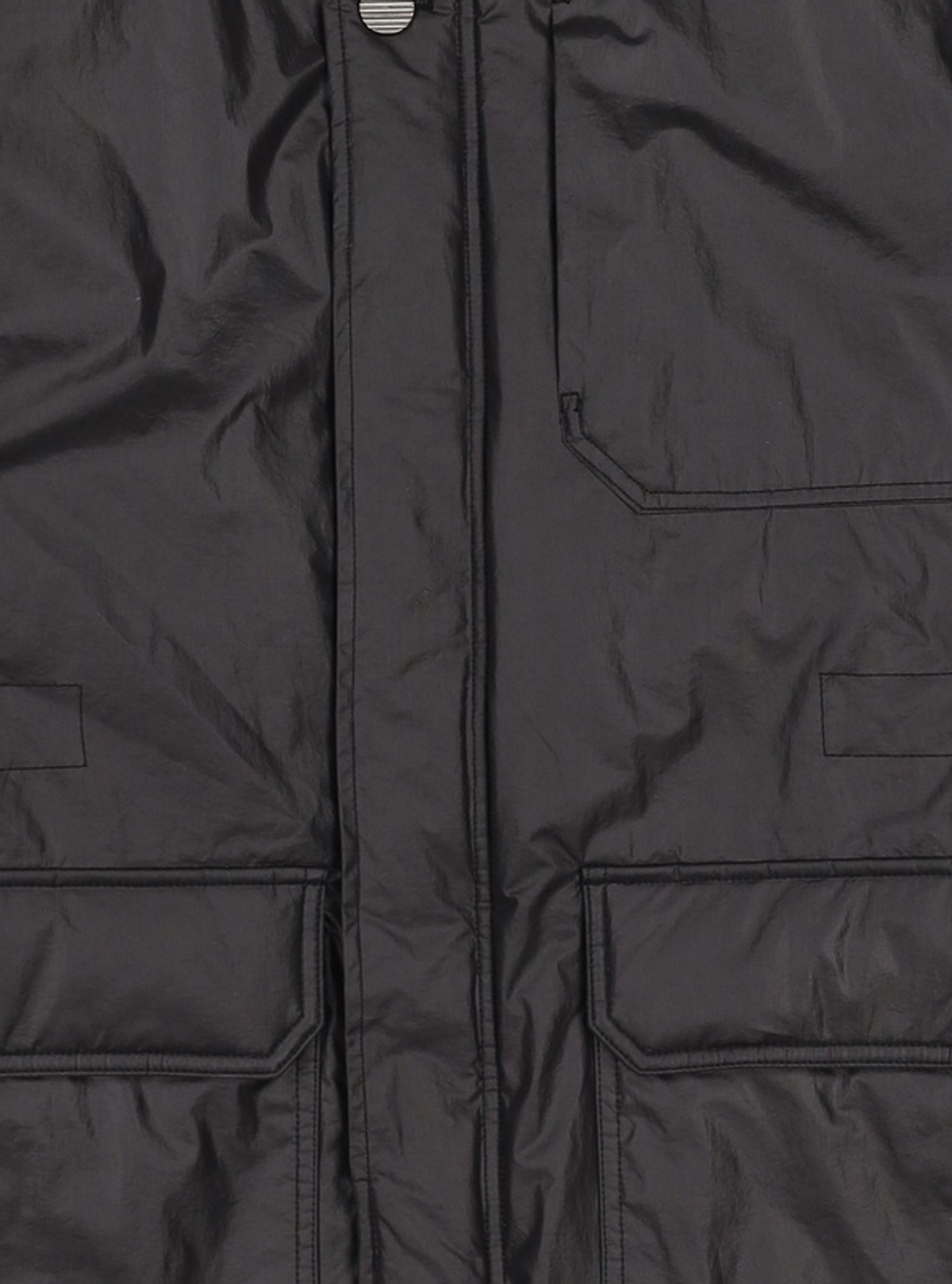 마틴플랜(MARTIN PLAN) Middle Weight Coated Down - METAL BLACK S