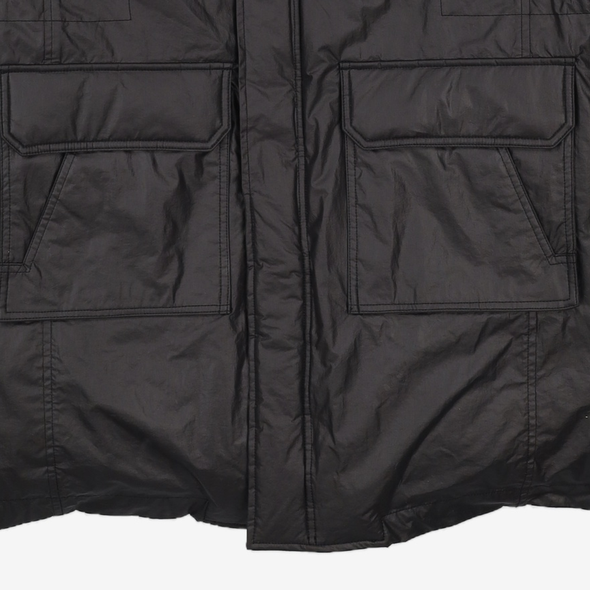 마틴플랜(MARTIN PLAN) Middle Weight Coated Down - METAL BLACK S
