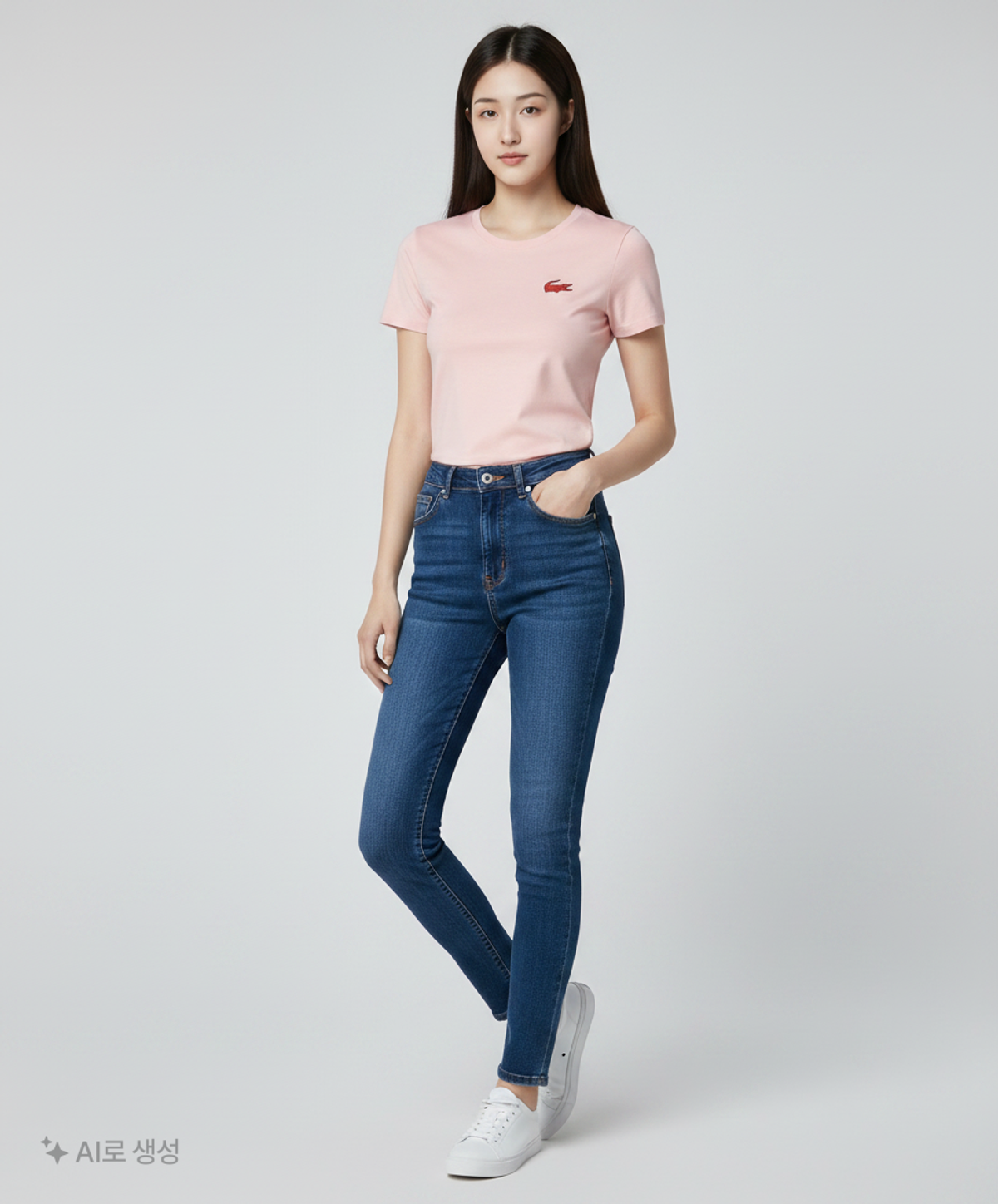 라코스테 라이브(Lacoste L!ve) 반소매 티셔츠 S