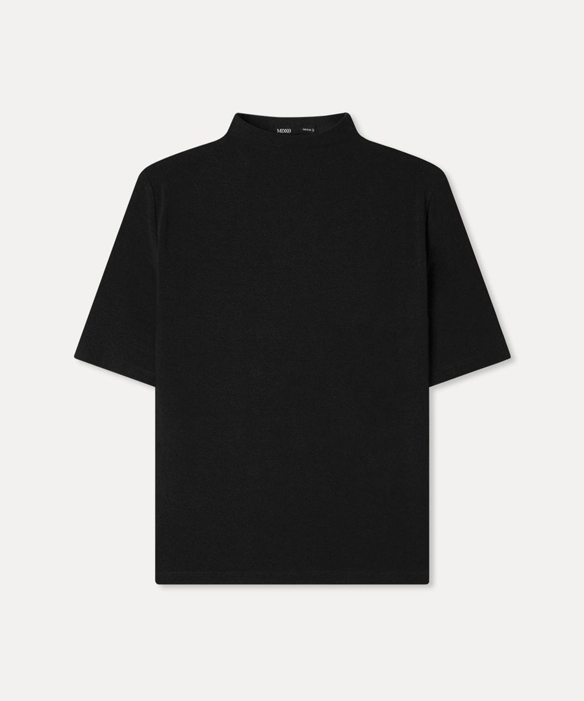 미쏘(MIXXO) 모크넥 반팔 티셔츠_MIWHWG920A