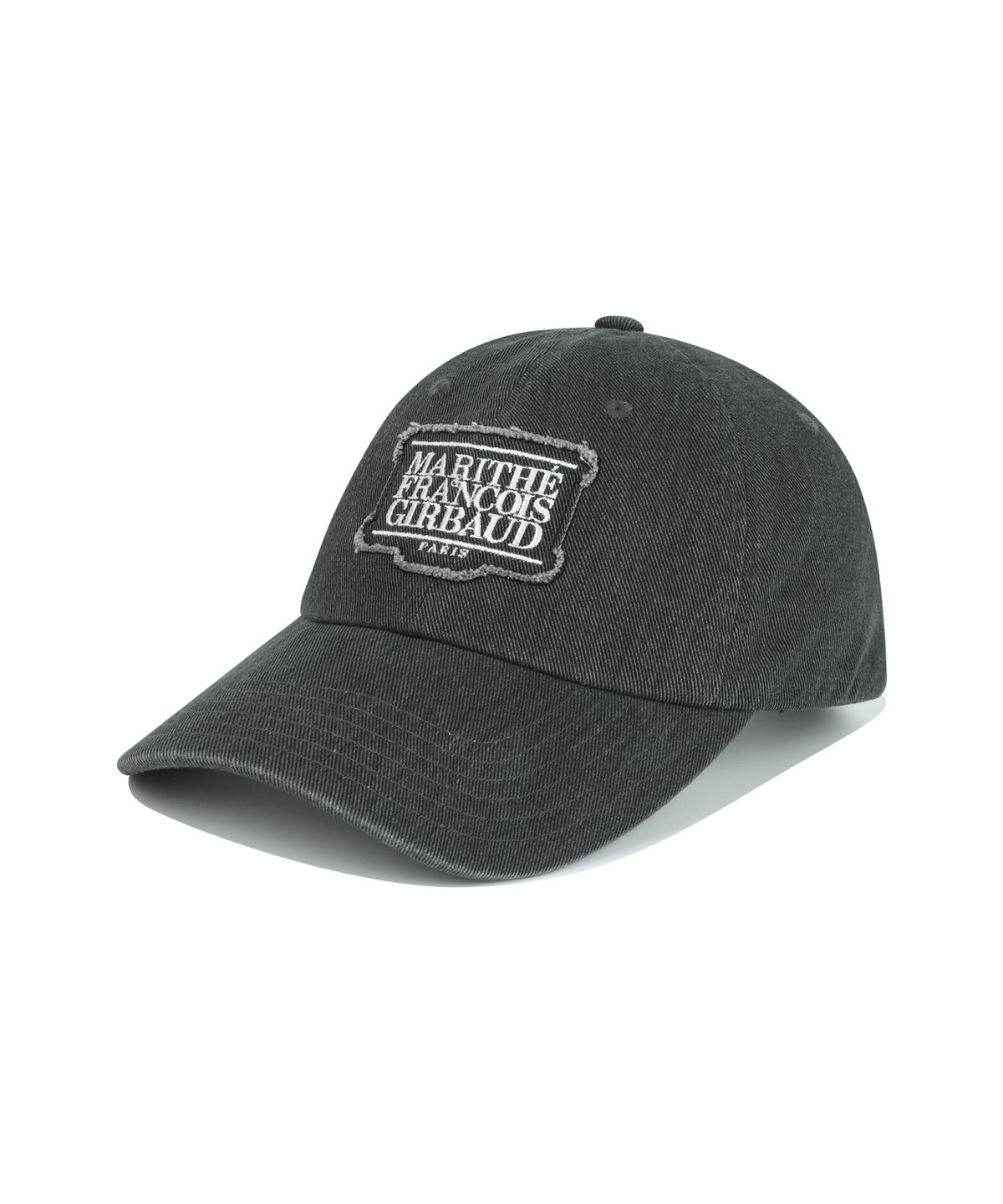 마리떼 프랑소와 저버(MARITHÉ + FRANҪOIS GIRBAUD) APPLIQUE WASHED SMALL CLASSIC LOGO CAP washed black