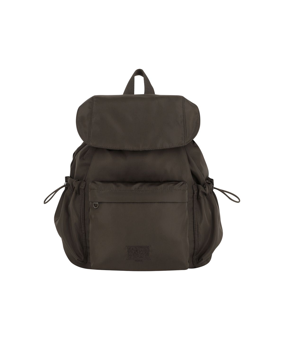 마리떼 프랑소와 저버(MARITHÉ + FRANҪOIS GIRBAUD) CLASSIC LOGO FLAP BACKPACK brown
