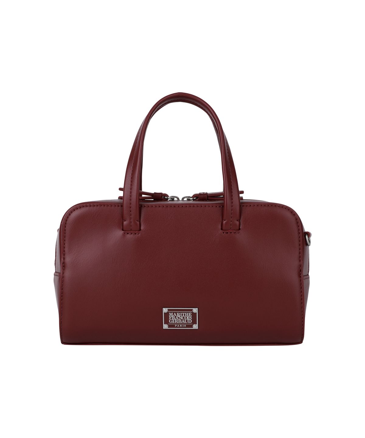 마리떼 프랑소와 저버(MARITHÉ + FRANҪOIS GIRBAUD) CLASSIC LOGO SQUARE CROSS BAG burgundy