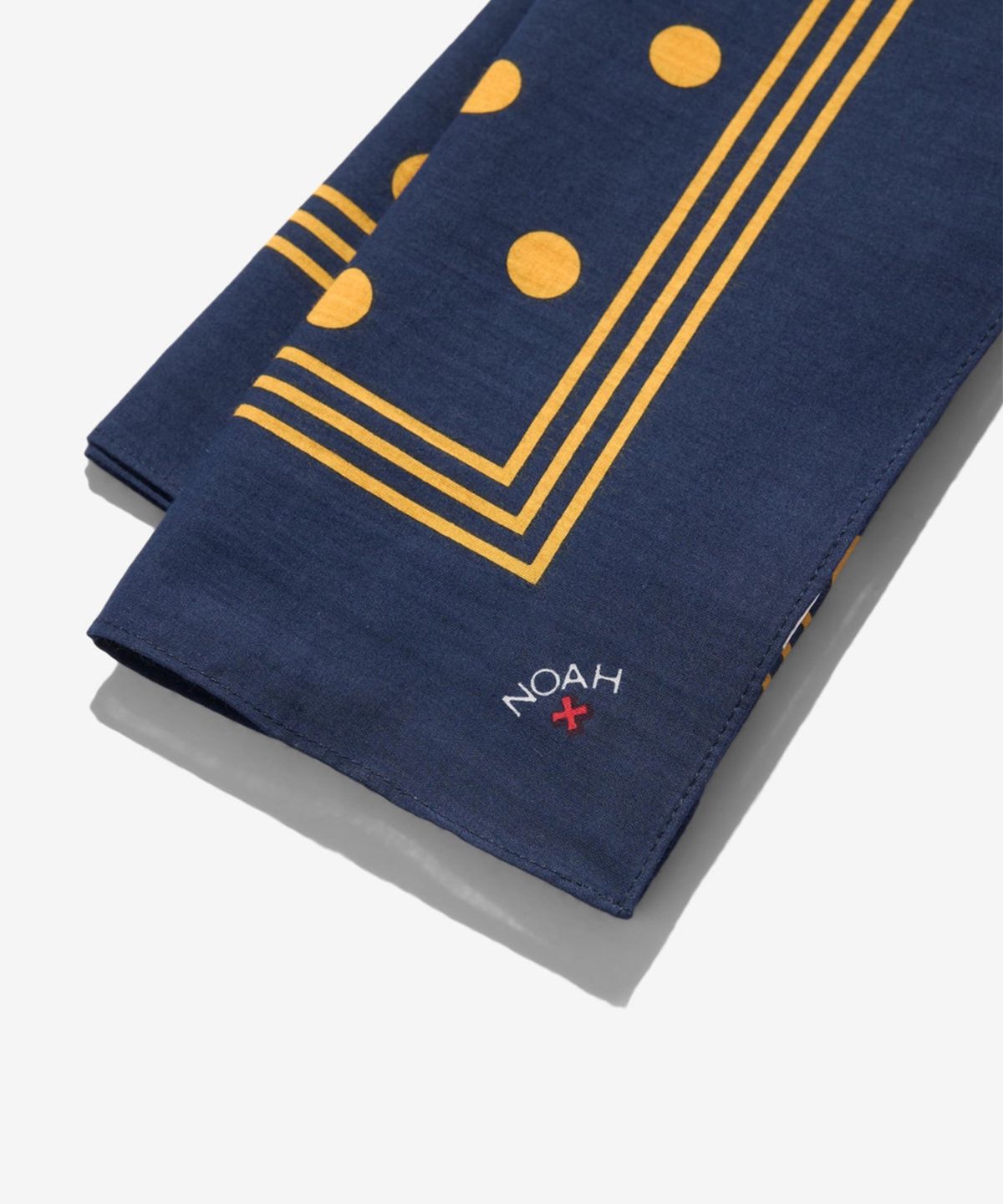 노아(NOAH) (U) 폴카 도트 반다나 네이비 POLKA DOT BANDANA NAVY / GOLD