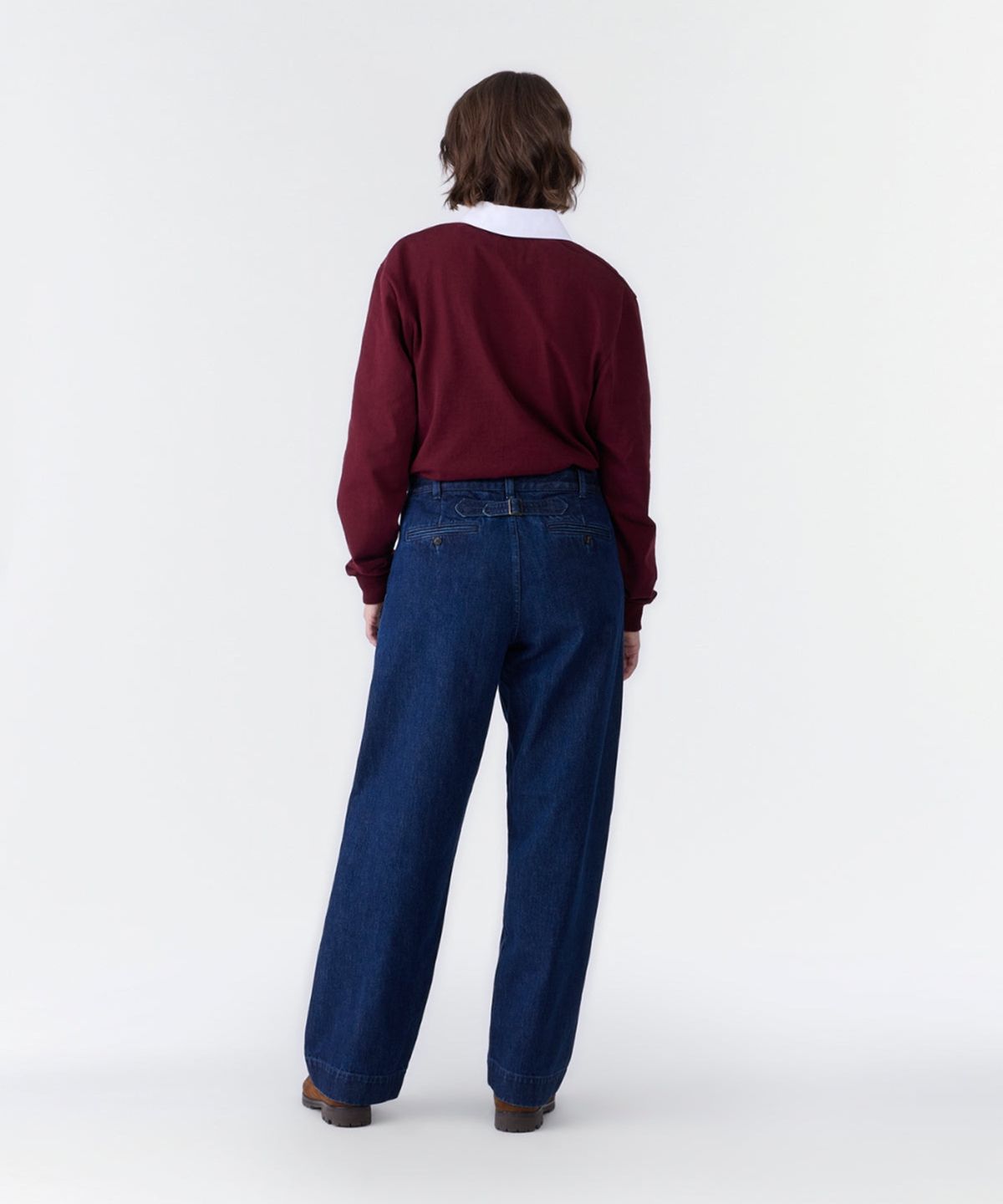 노아(NOAH) (U) 버튼 탭 럭비 하버드 STRIPED BUTTON TAB RUGBY HARVARD