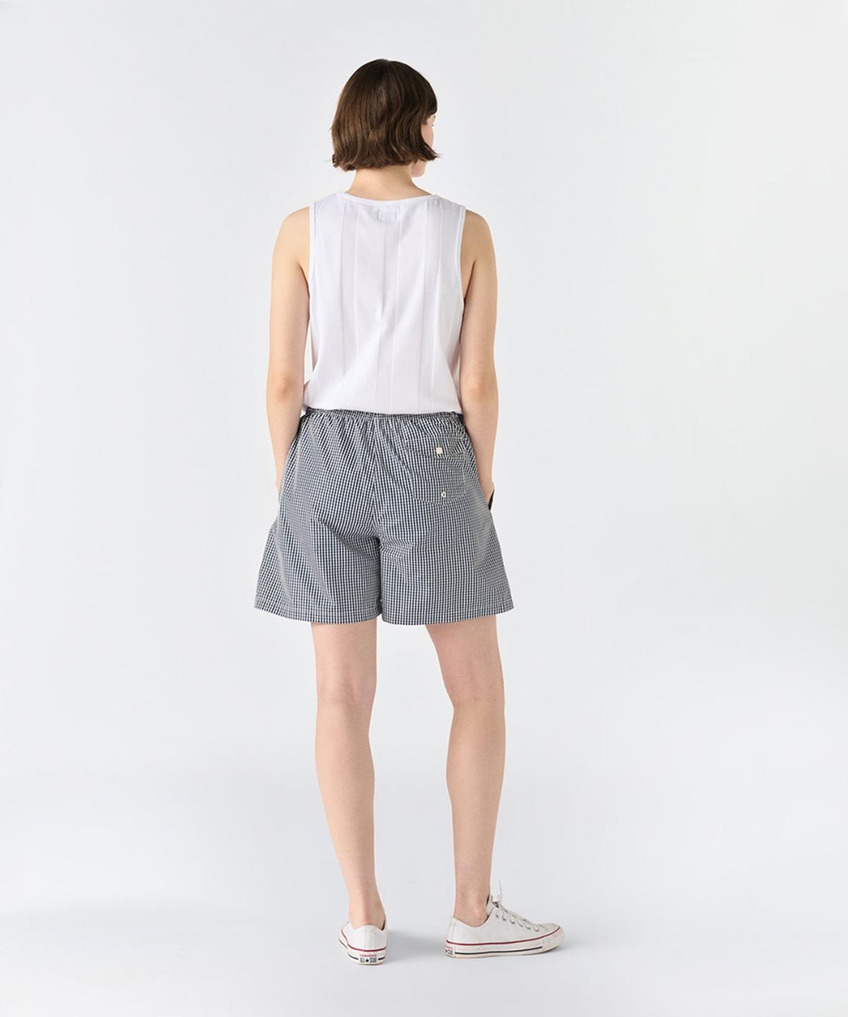 노아(NOAH) (U) 깅엄 스윔 트렁크 네이비 화이트 SWIM TRUNKS NAVY/WHITE GINGHAM
