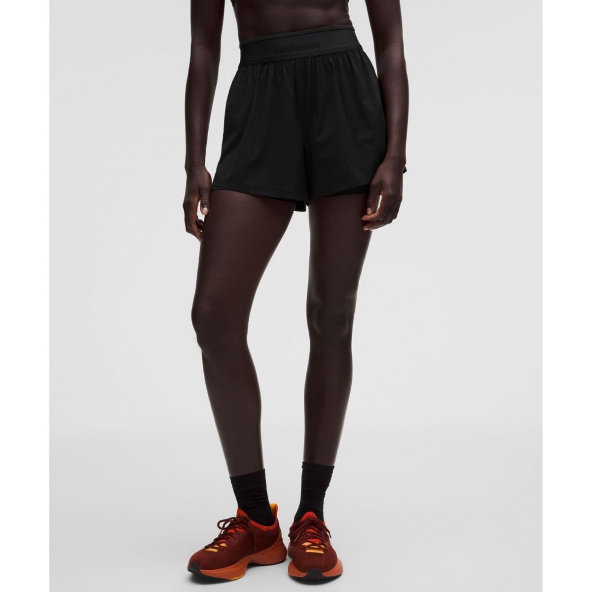 룰루레몬(LULULEMON) 라이선스 투 트레인 슈퍼 하이라이즈 라인드 쇼츠 3.5inch  BLK