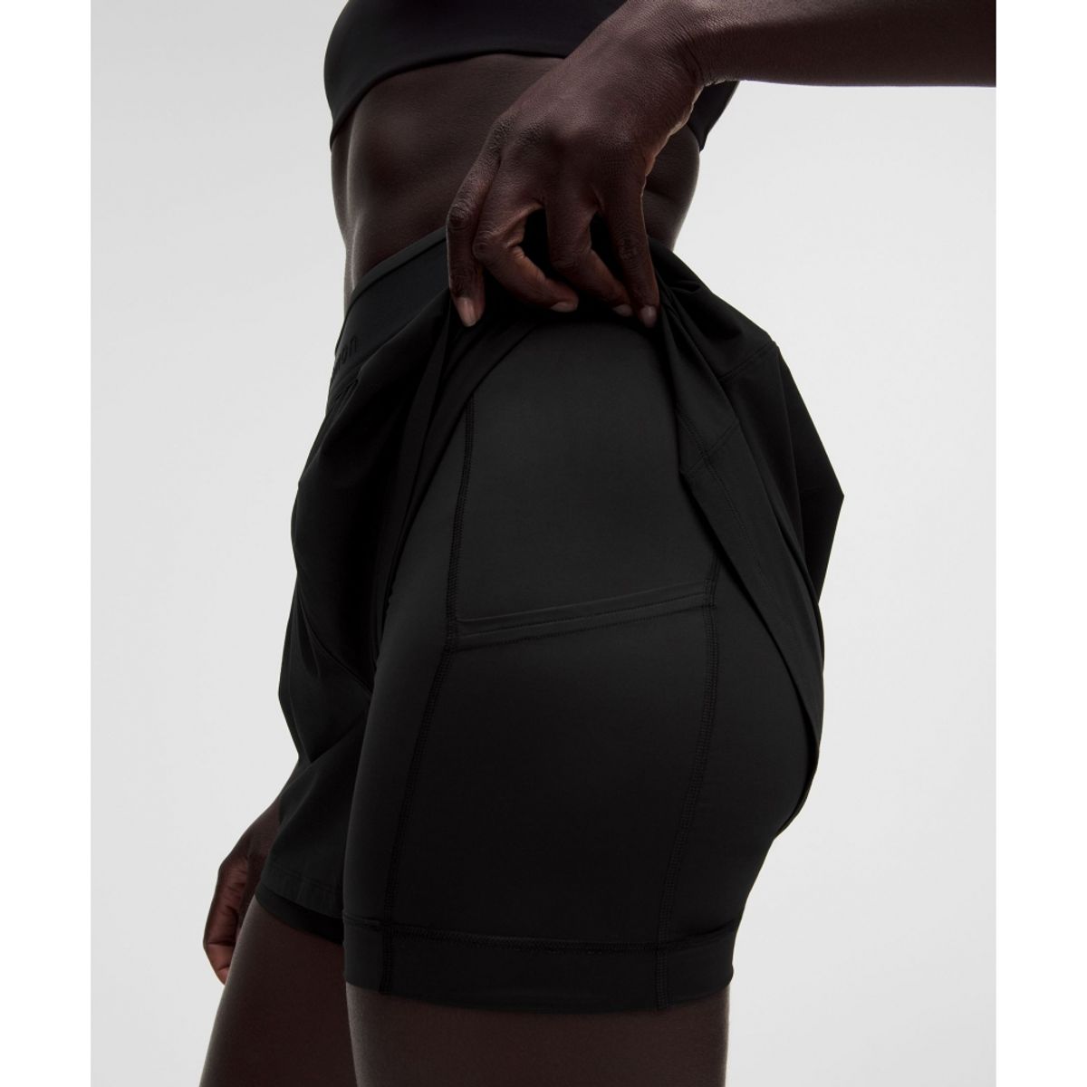 룰루레몬(LULULEMON) 라이선스 투 트레인 슈퍼 하이라이즈 라인드 쇼츠 3.5inch  BLK