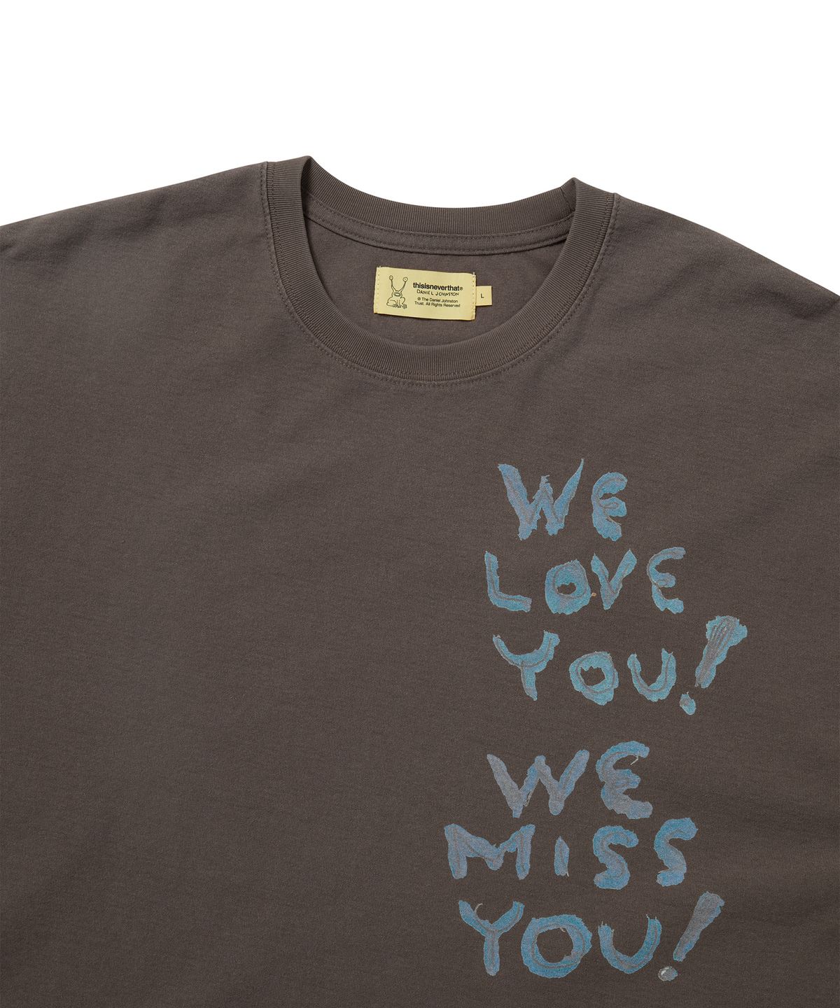 디스이즈네버댓(THISISNEVERTHAT) TNT Daniel Johnston Kirby Tee Brown