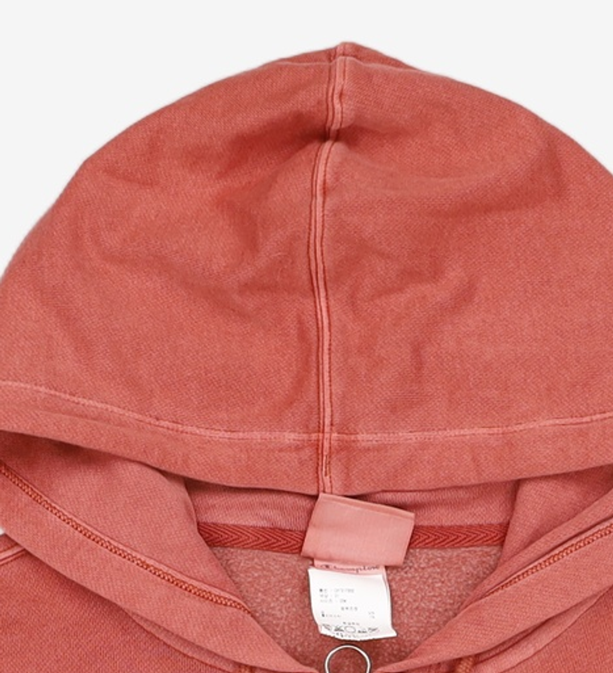 챔피온(CHAMPION) [US] 여성 Vintage Dye 7.3oz Lightweight 기모 풀집업 후드스웨트셔츠 (LIGHT WINE) CKTS1F662D1 M