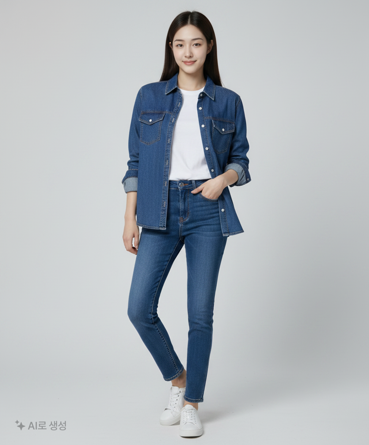 이프네(IFNE) 데님/트러커 재킷 FREE