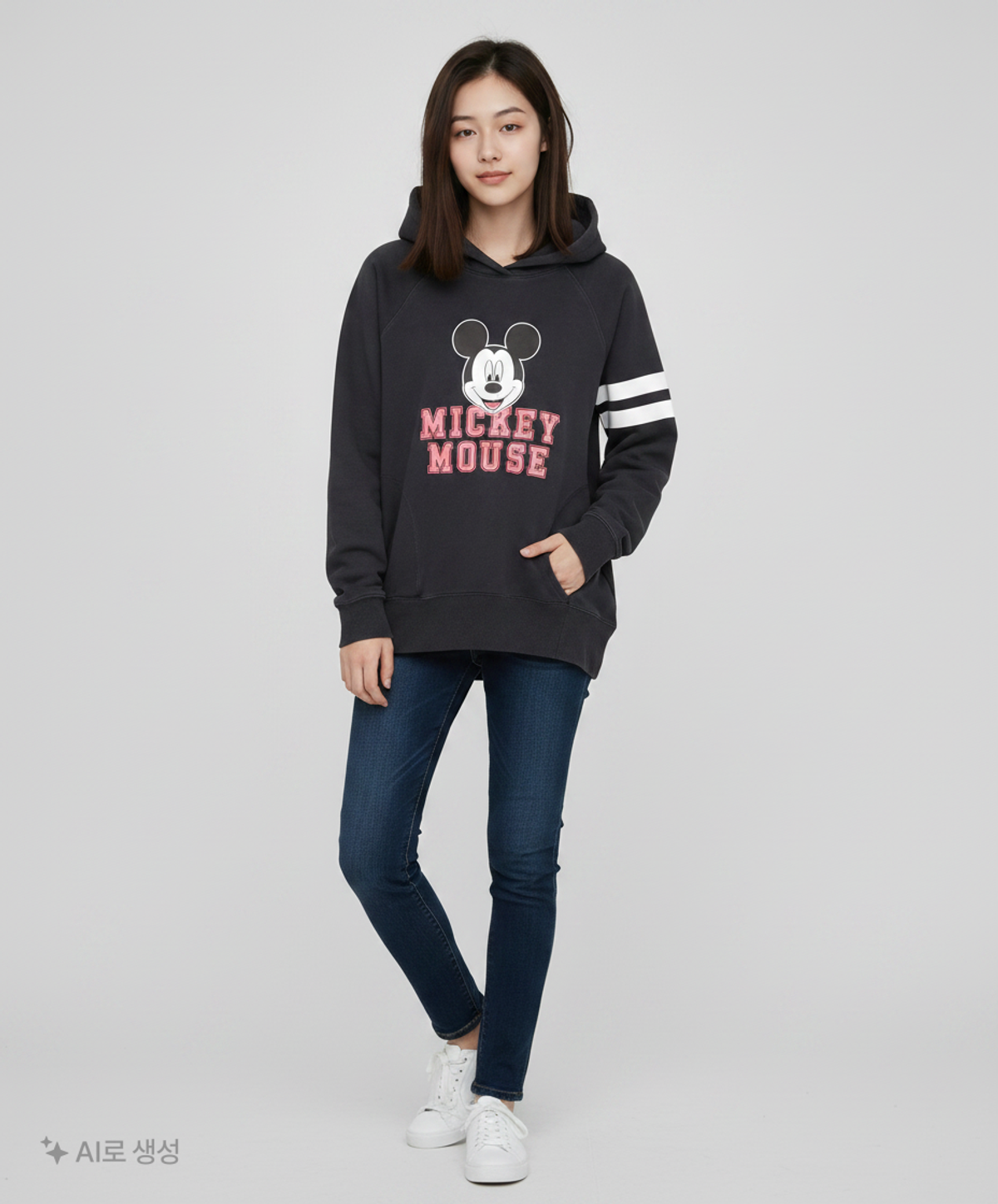 유니클로 x 디즈니(UNIQLO x Disney) 후드 티셔츠 L