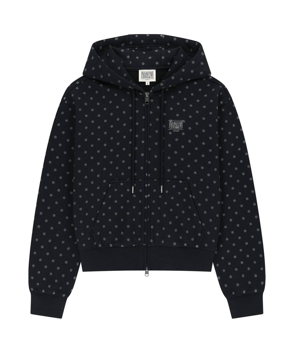 마리떼 프랑소와 저버(MARITHÉ + FRANҪOIS GIRBAUD) W SMALL CLASSIC LOGO HOODIE ZIPUP dot