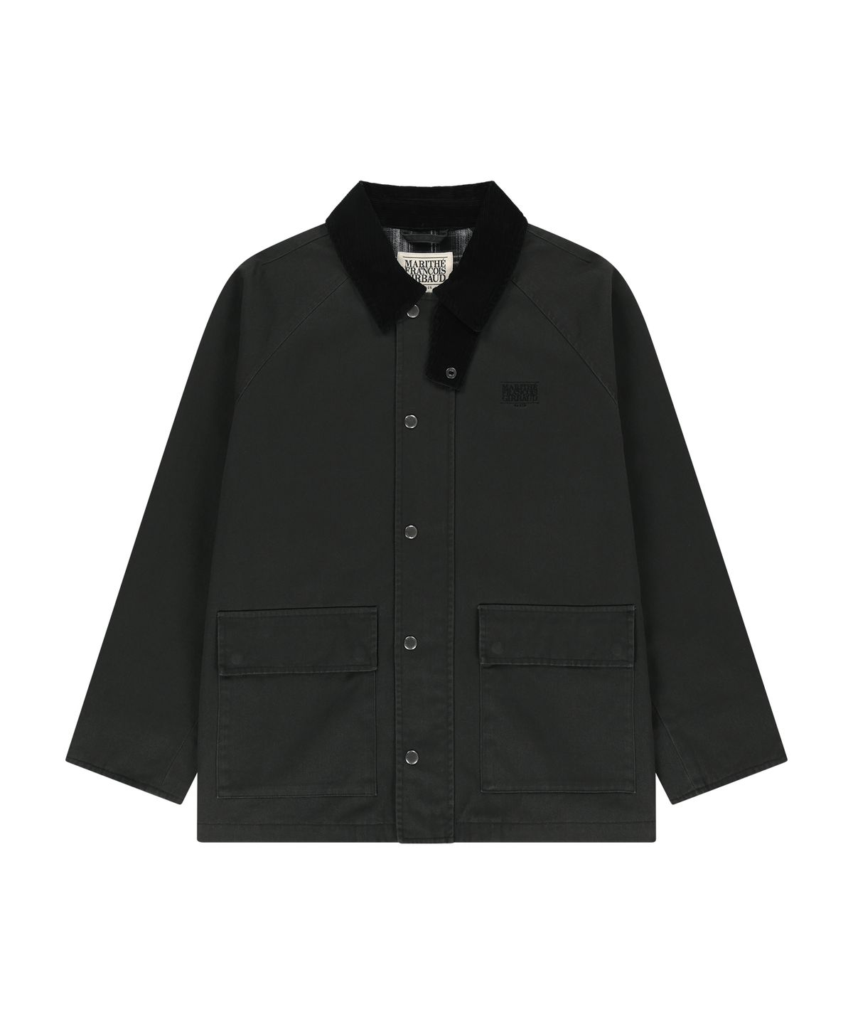 마리떼 프랑소와 저버(MARITHÉ + FRANҪOIS GIRBAUD) COTTON WORK JACKET charcoal