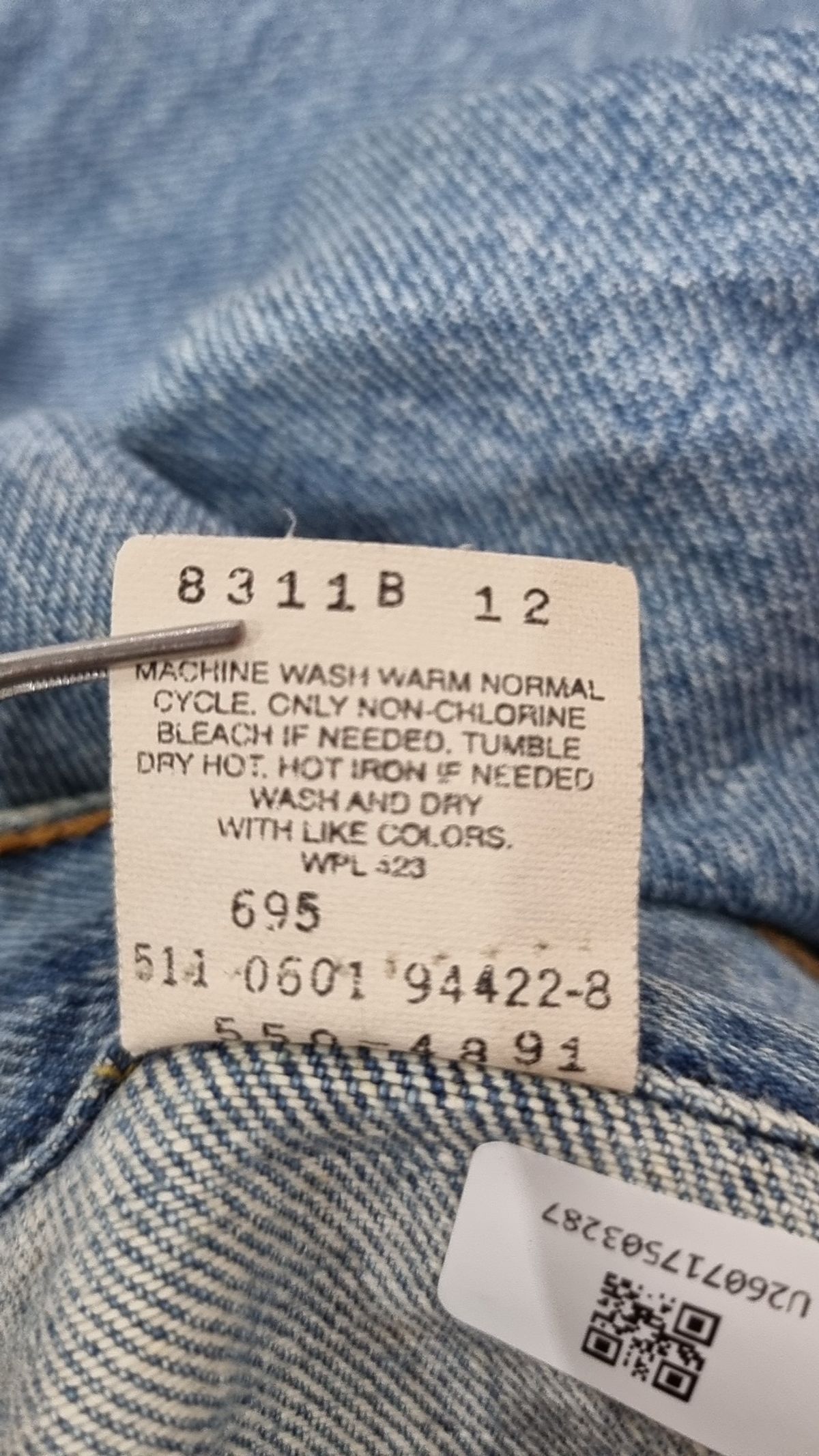리바이스(LEVI'S) 청/데님 팬츠 38-30