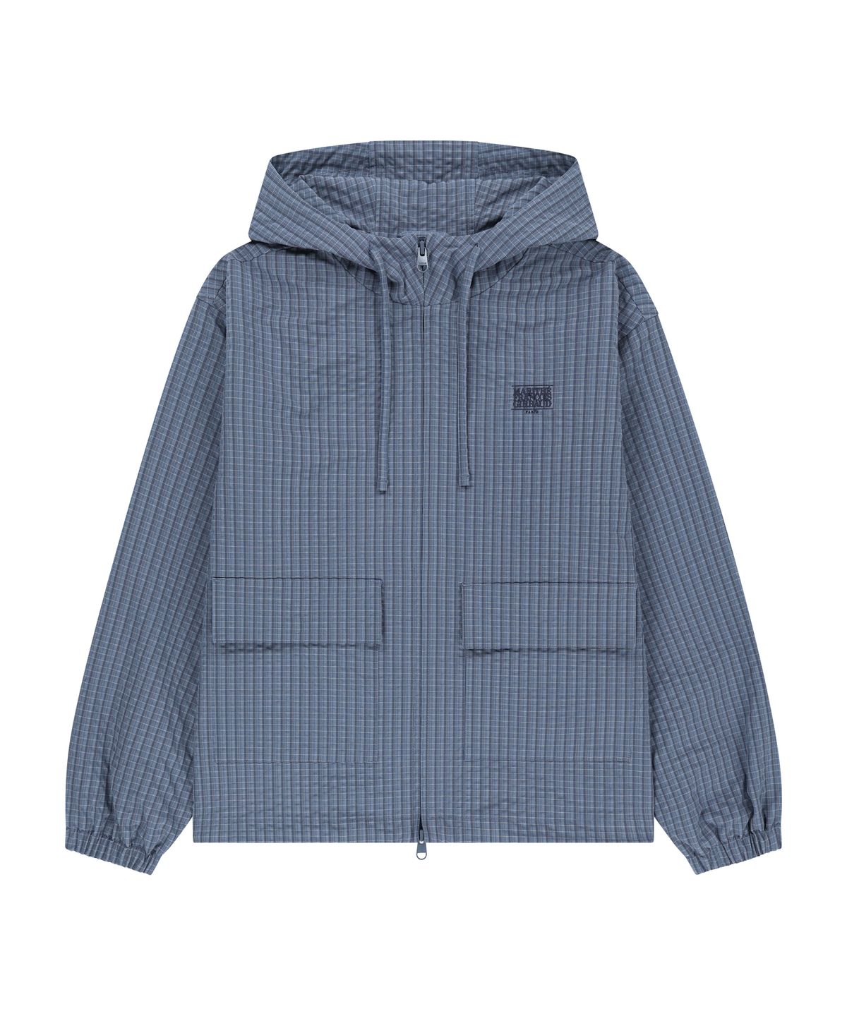 마리떼 프랑소와 저버(MARITHÉ + FRANҪOIS GIRBAUD) OUTPOCKET HOODED WIND JACKET blue