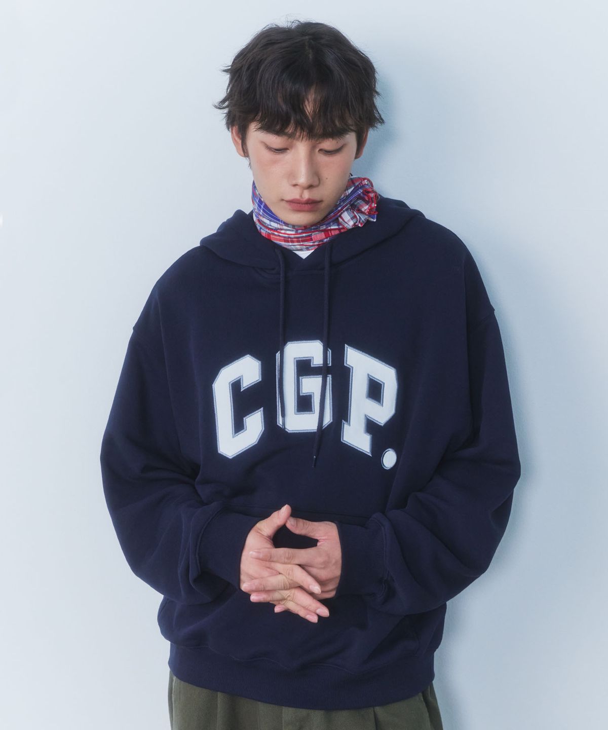 코드그라피(CGP) CGP 아치 로고 후디-다크 네이비