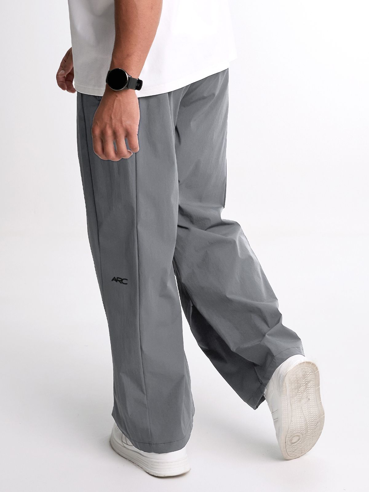 시그마스(SIGMAS) Reflect Wide Leg Pant (Stone grey)