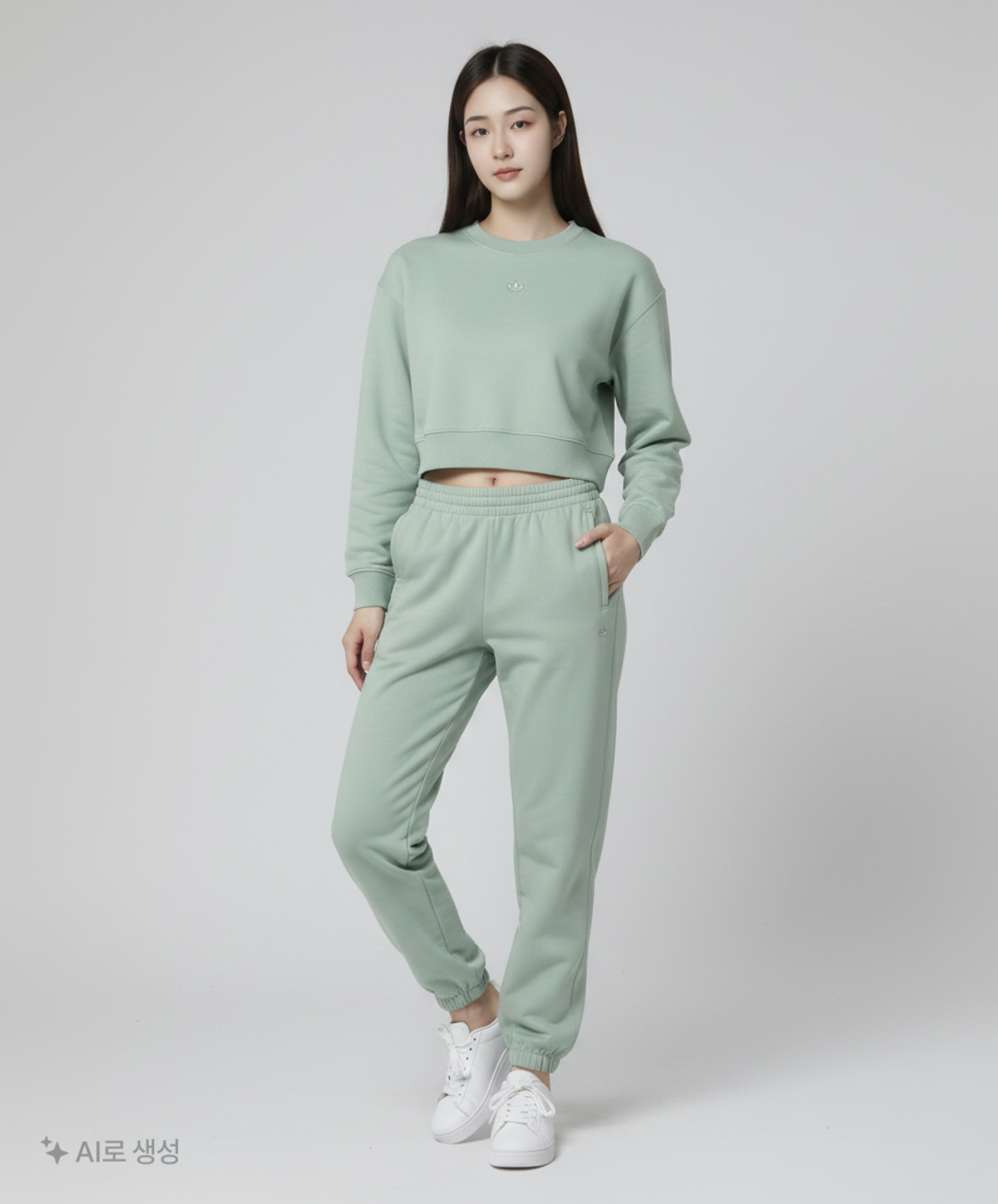 아디다스(ADIDAS) 프리미엄 스웨트 팬츠 - 그린 / GN3368 M