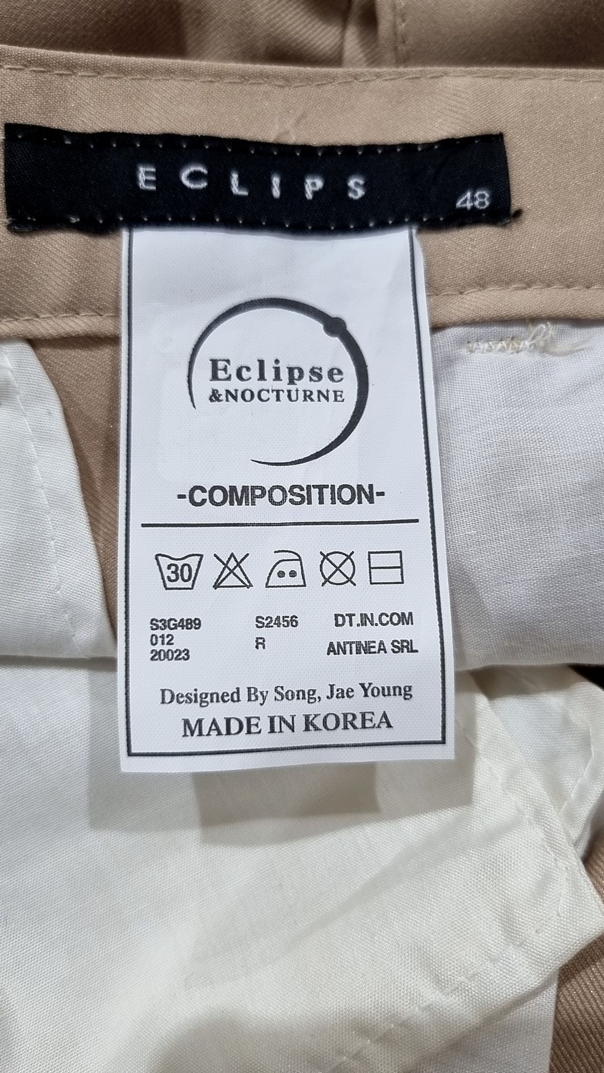 이클립스(ECLIPSE) 슈트 팬츠/슬랙스 48