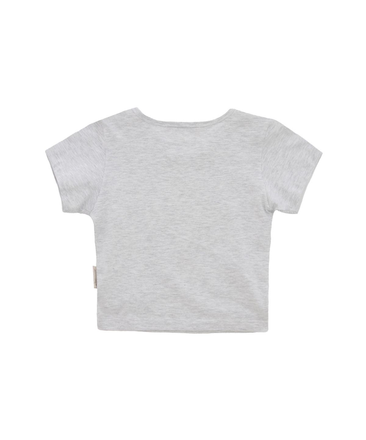 오드원아웃(ODDONEOUT) MONO ROUND NECK T-SHIRTS W.GRAY