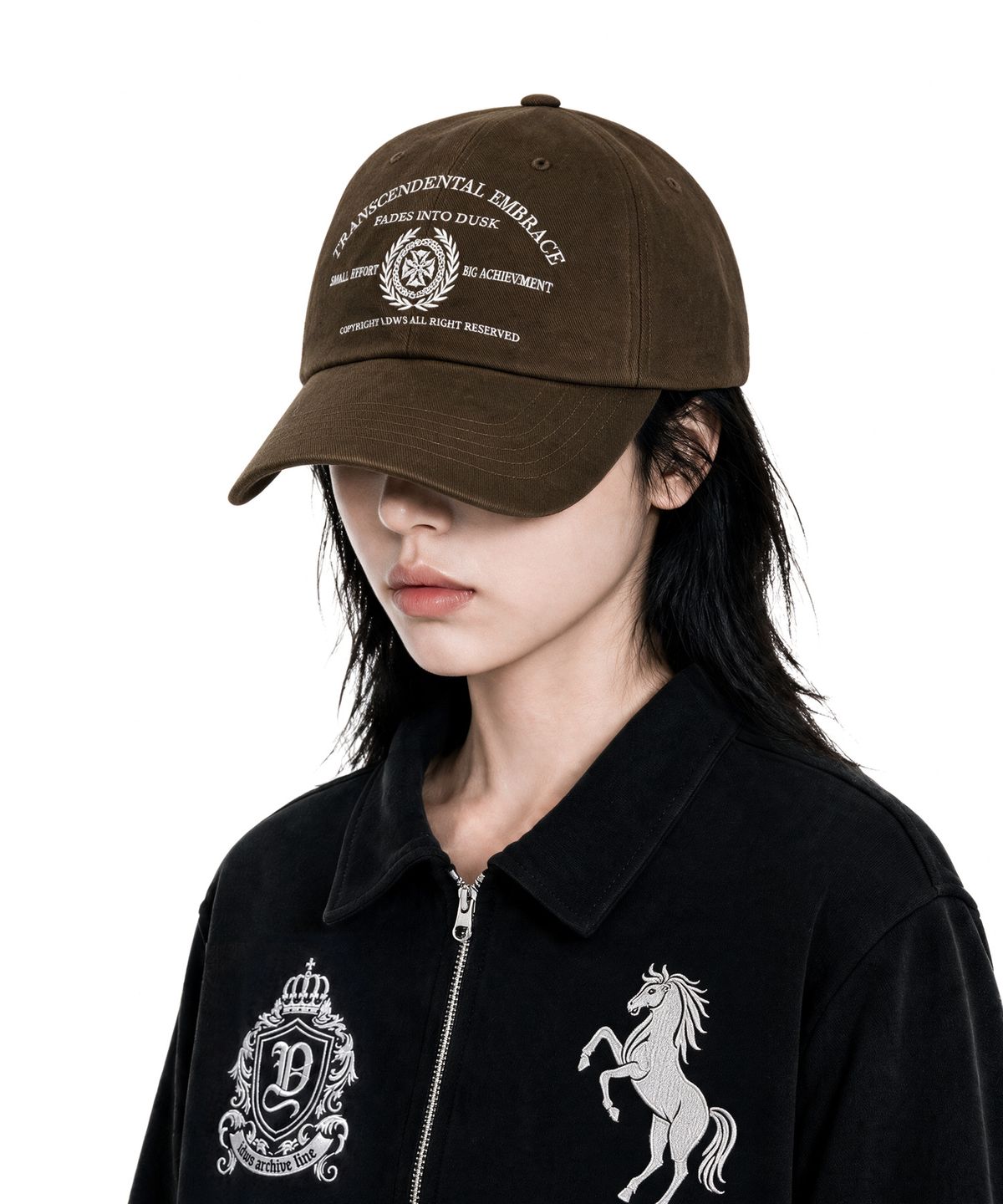 아이돈워너셀(IDWS) Saga Leaf Maxi Cap Brown