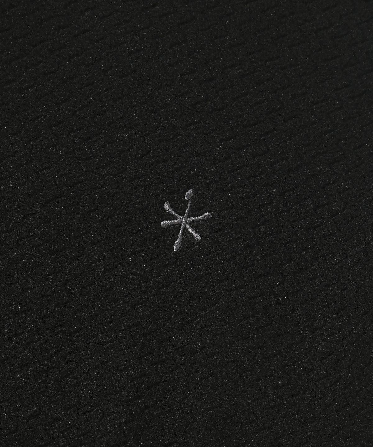 코드그라피(CGP) 지그재그 플리스 후디-블랙