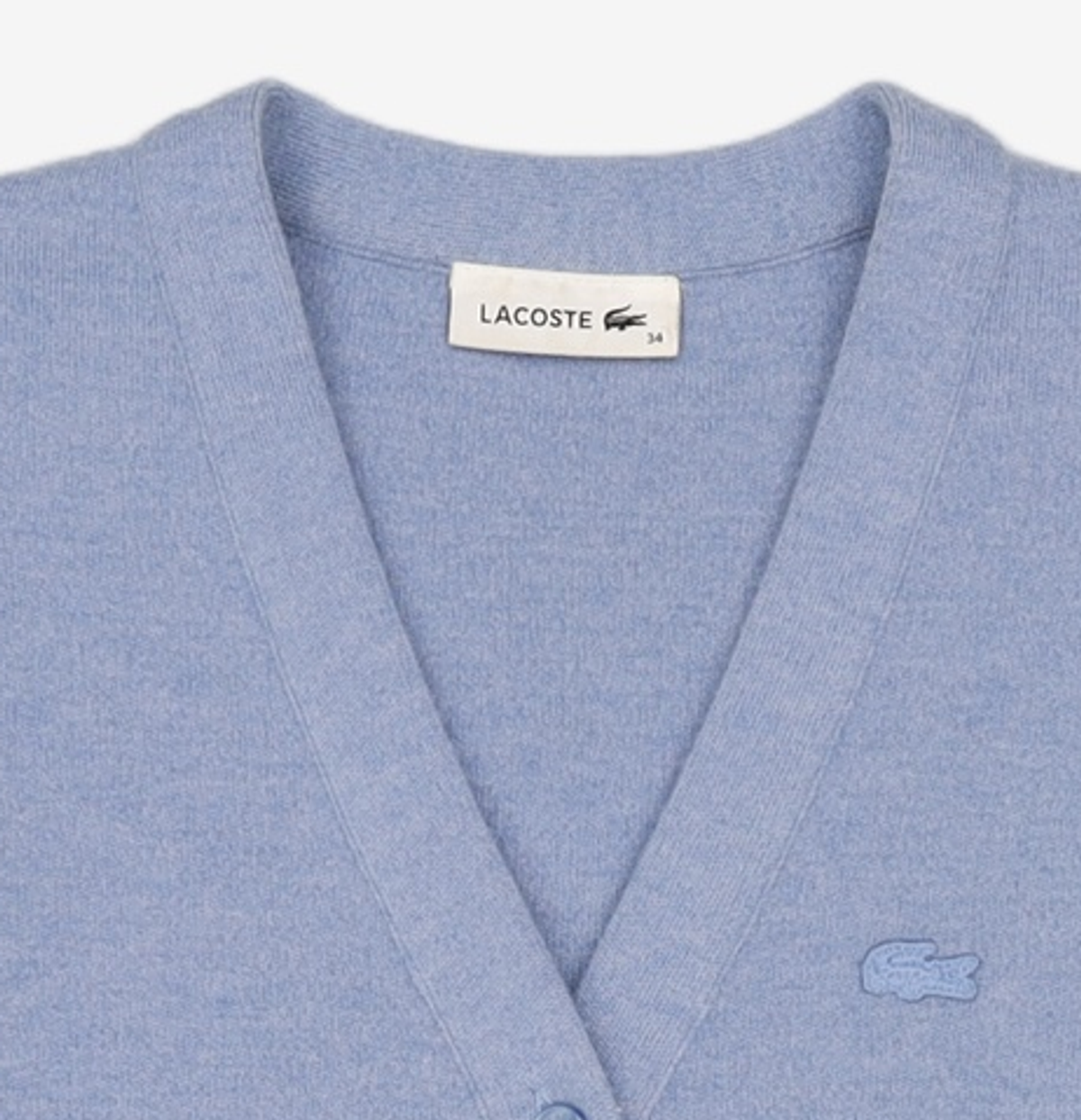 라코스테(LACOSTE) 여성 베이직 브이넥 가디건 AF178E-51NR G5J 34