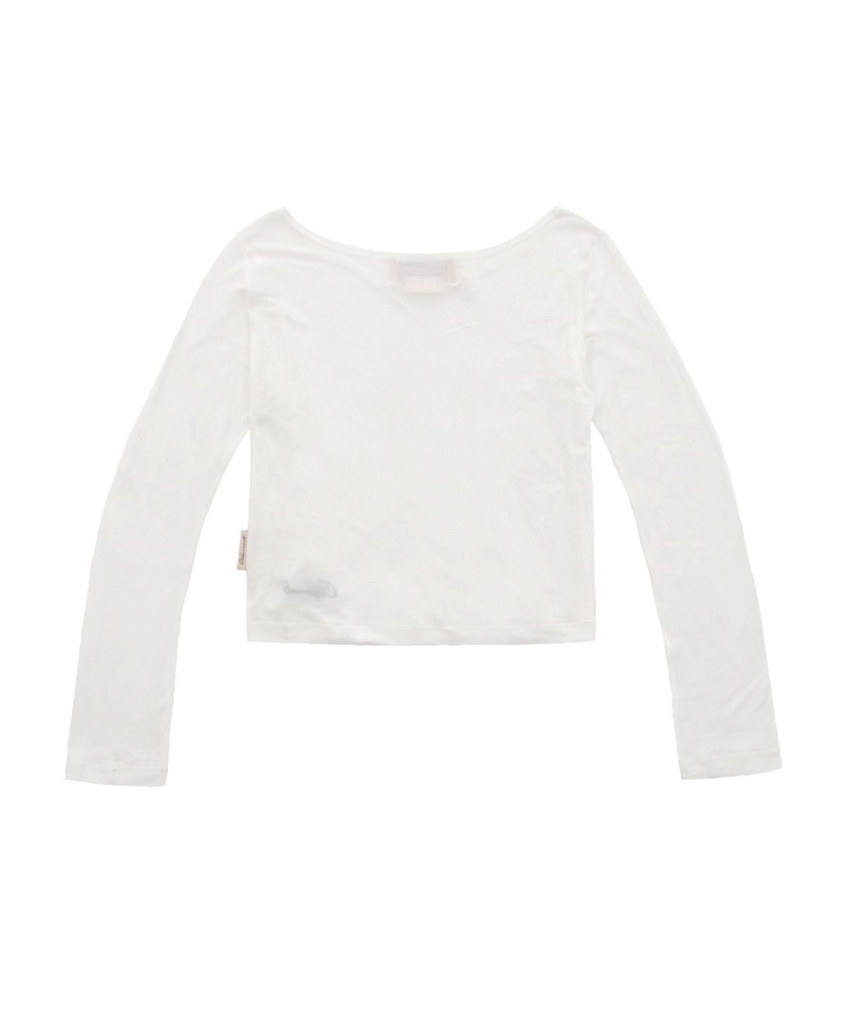 오드원아웃(ODDONEOUT) MONO BOAT NECK LONG SLEEVE WHITE