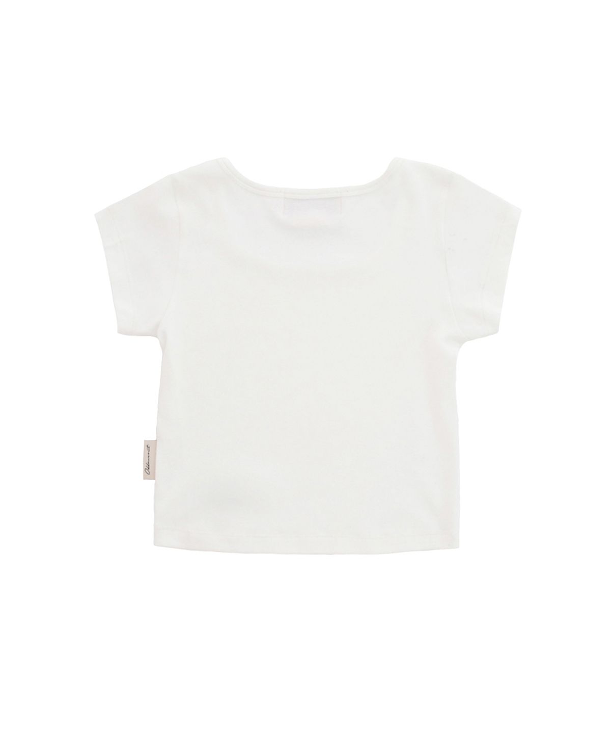 오드원아웃(ODDONEOUT) MONO SQUARE NECK T-SHIRTS WHITE