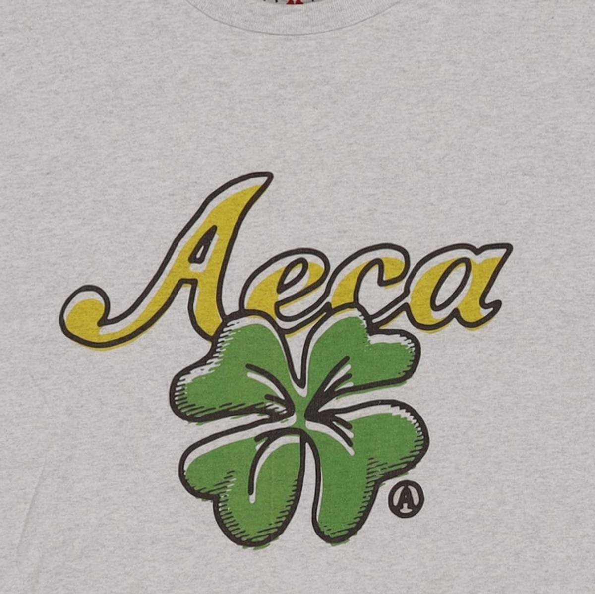 에이카화이트(AECA) CLOVER FLOWER HALF SLEEVE TEE-WHITE L