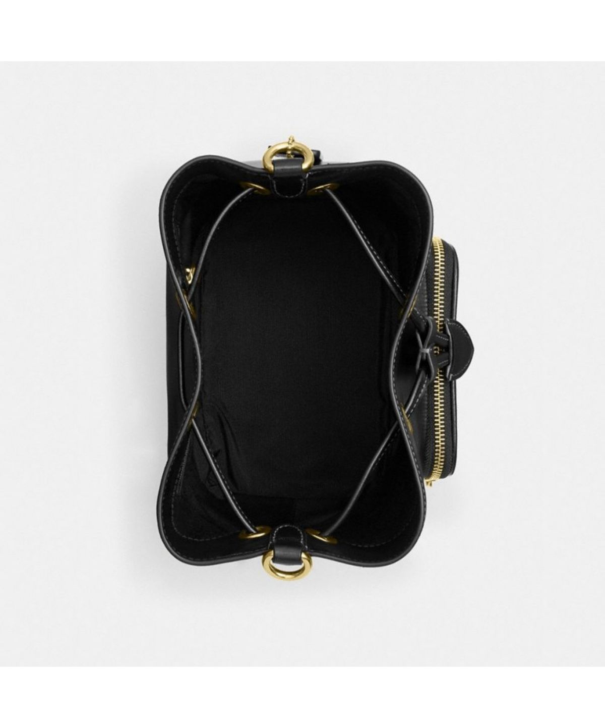 코치(COACH) 로완 버킷 백 위드 포켓 CES95 IMBLK