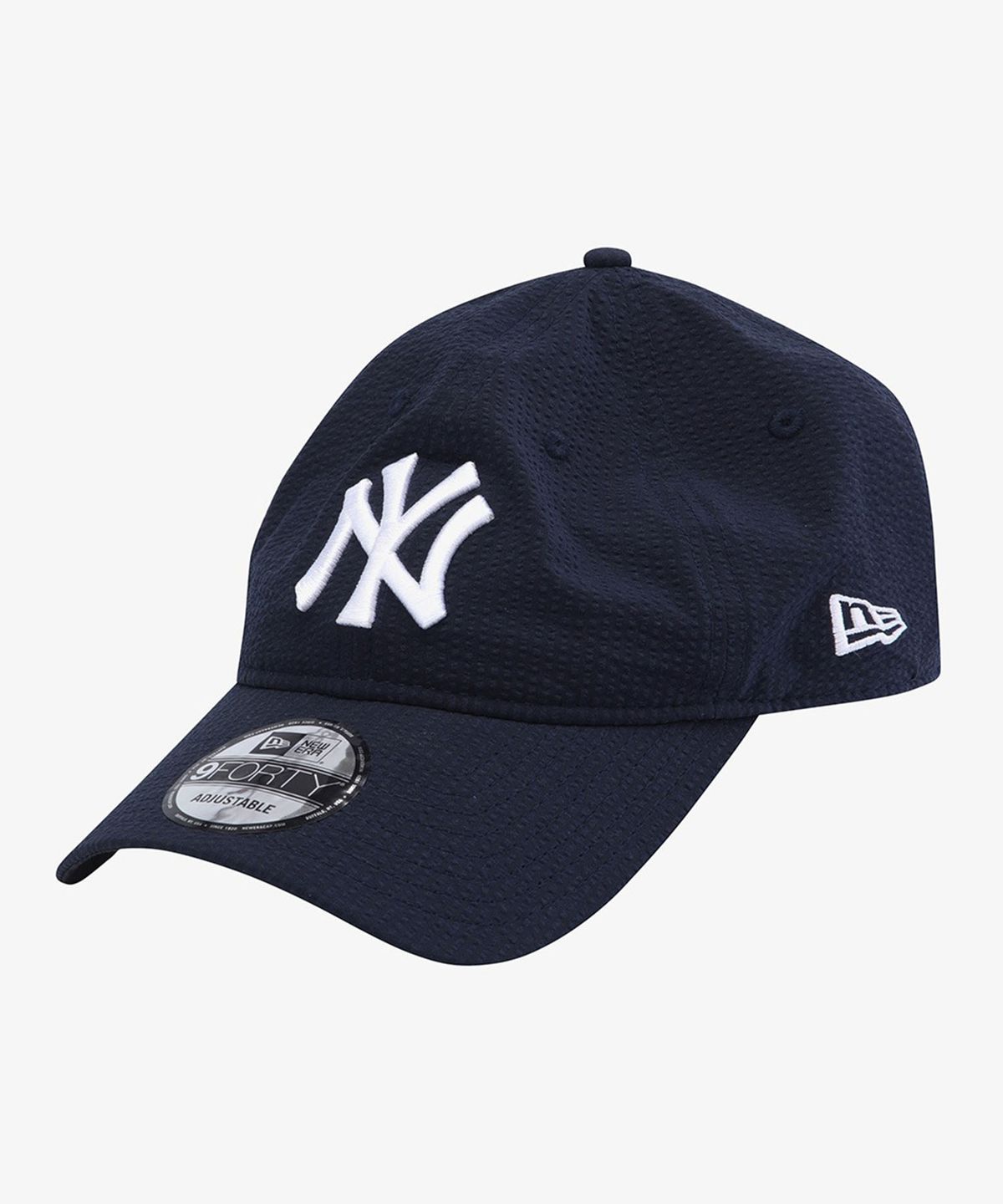 뉴에라(NEW ERA) MLB 뉴욕 양키스 시어서커 언스트럭쳐 볼캡 네이비