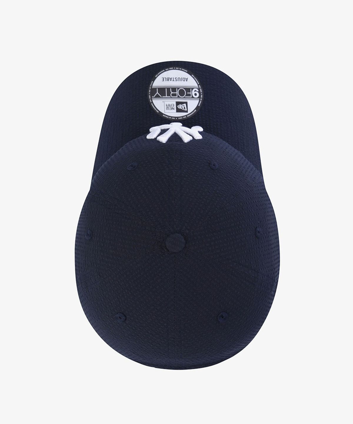 뉴에라(NEW ERA) MLB 뉴욕 양키스 시어서커 언스트럭쳐 볼캡 네이비