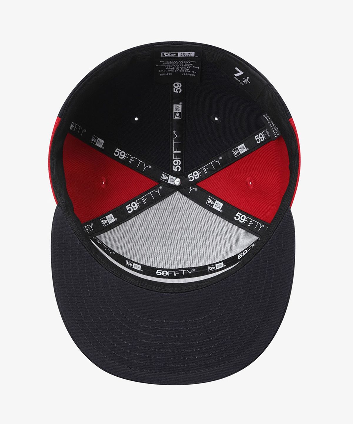 뉴에라(NEW ERA) 오라클 레드불 레이싱 스플릿 패널 피티드캡 베이직 멀티 네이비
