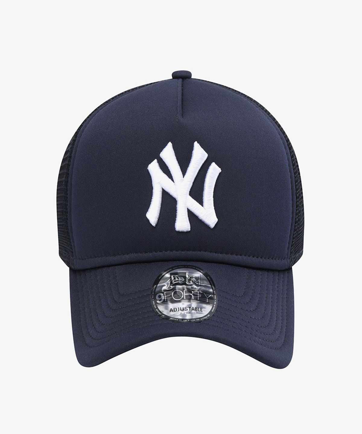 뉴에라(NEW ERA) MLB 뉴욕 양키스 스폰지 시리즈 A프레임 트러커 볼캡 네이비