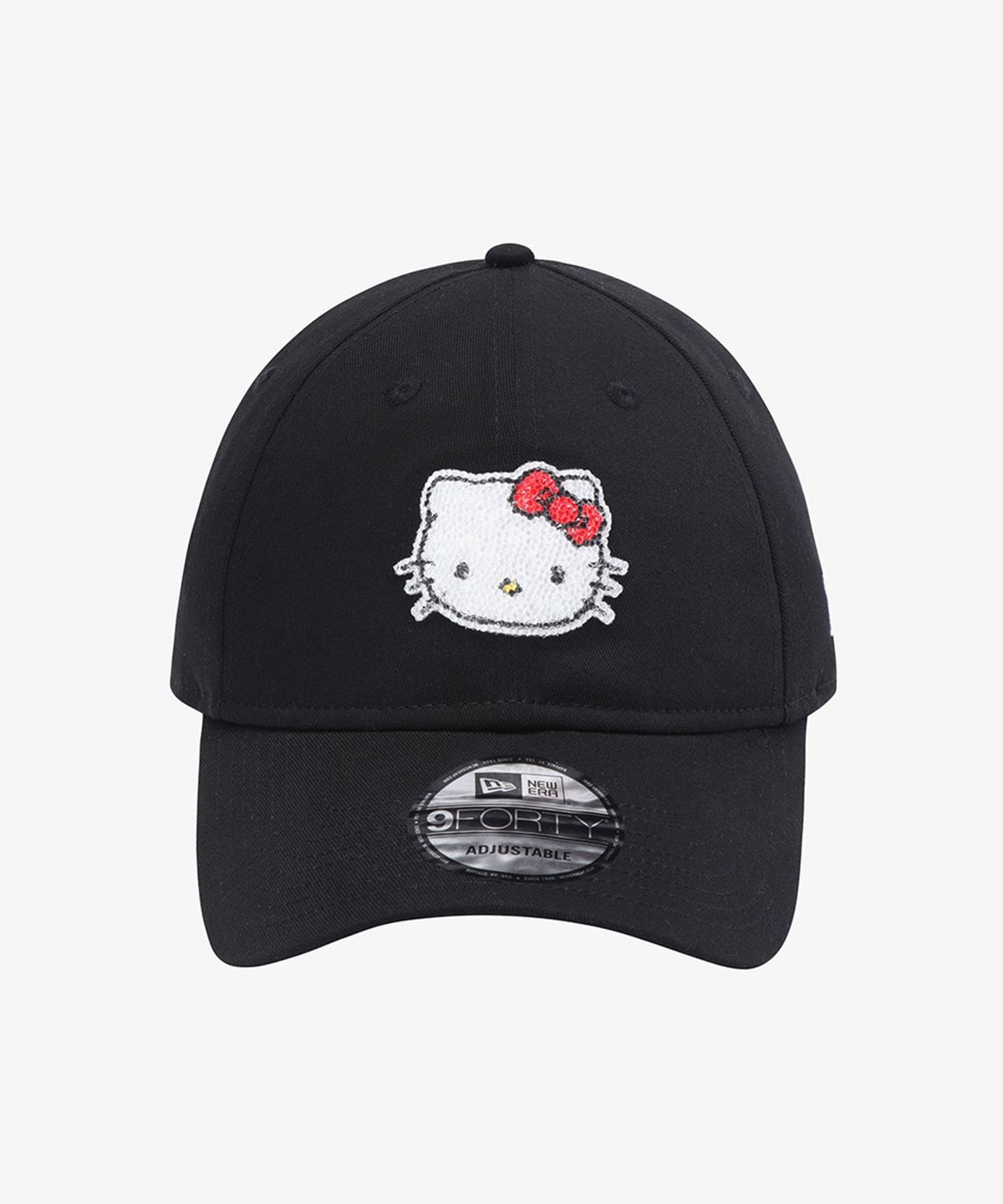 뉴에라(NEW ERA) 산리오 헬로 키티 스와로브스키 볼캡 블랙