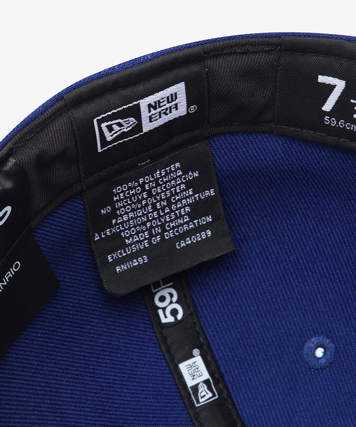 뉴에라(NEW ERA) 산리오 헬로 키티 스와로브스키 피티드캡 다크 로얄