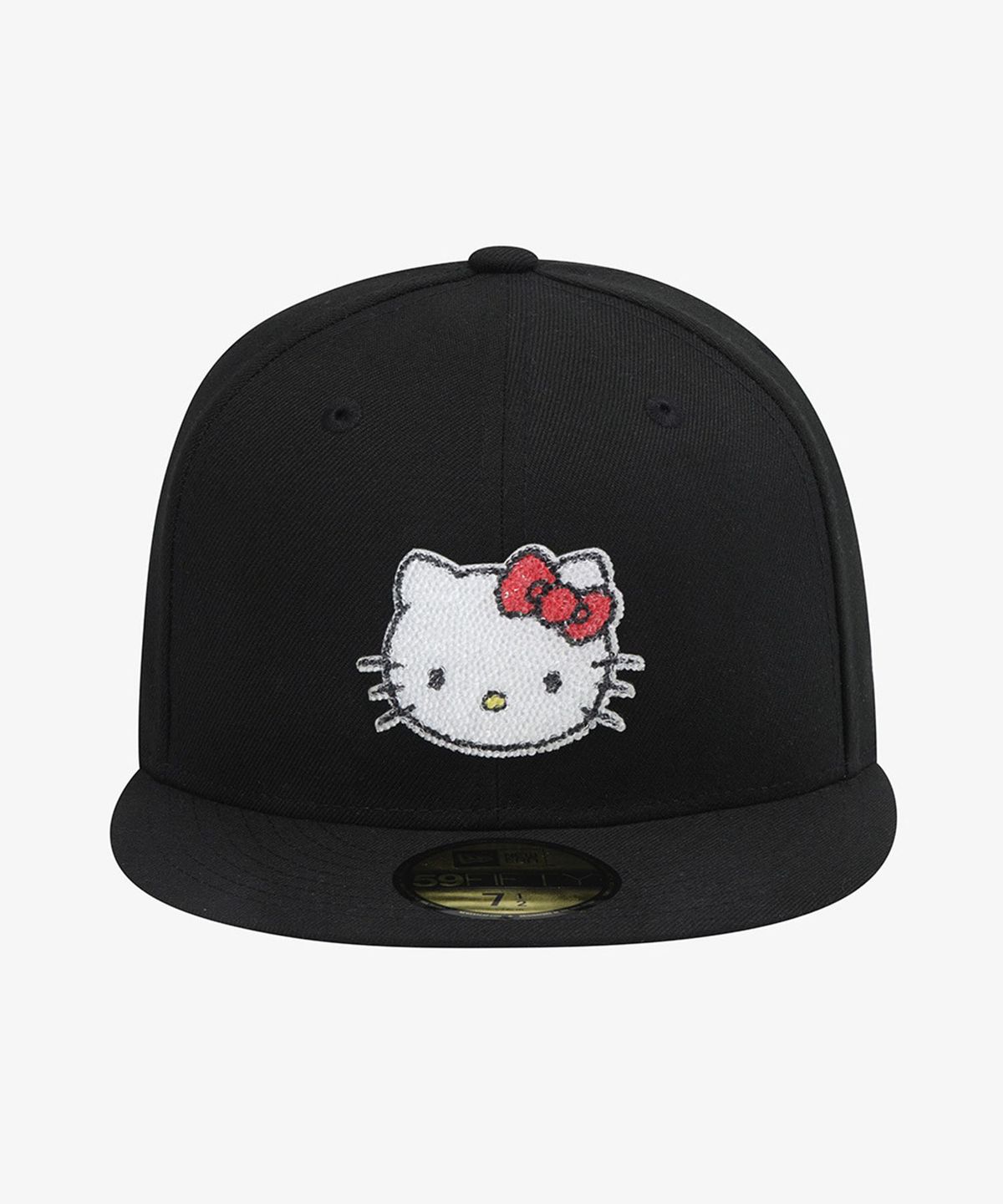 뉴에라(NEW ERA) 산리오 헬로 키티 스와로브스키 피티드캡 블랙
