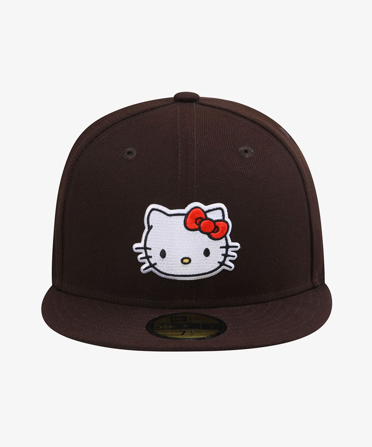 뉴에라(NEW ERA) 산리오 헬로 키티 피티드캡 번트 우드