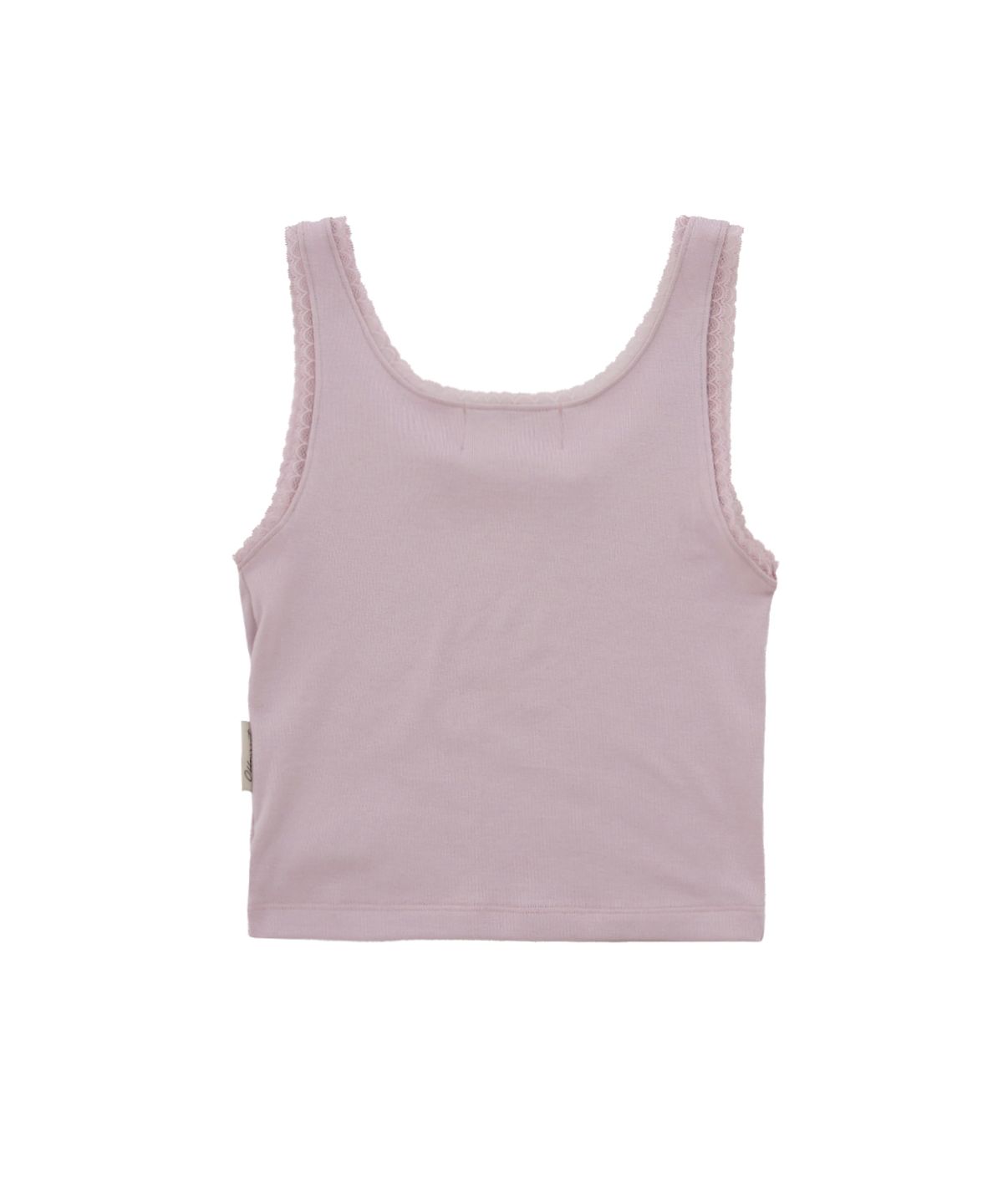 오드원아웃(ODDONEOUT) MONO LACE SLEEVELESS TOP PINK