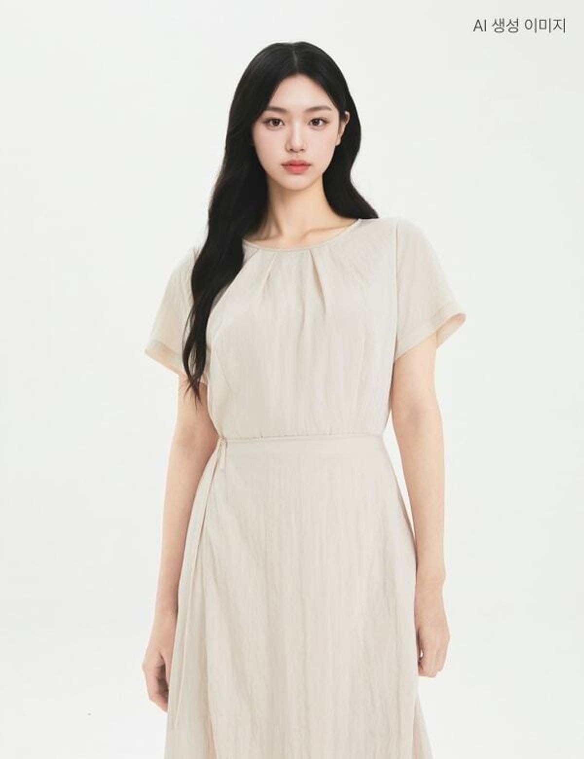 로엠(ROEM) 반팔 랩 원피스 RMOWG37RT3