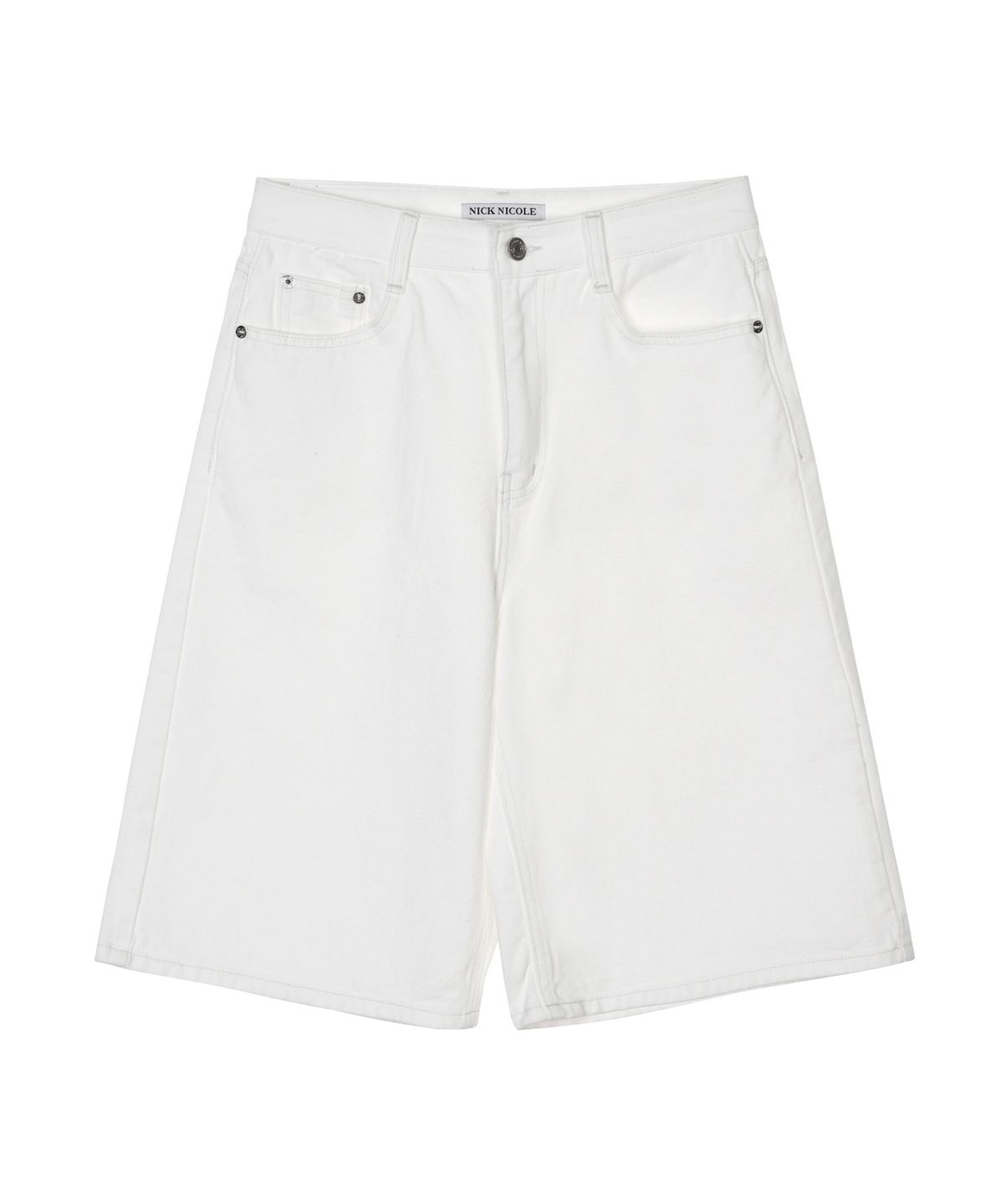 닉앤니콜(NICK&NICOLE) BUTTERFLY DENIM BERMUDA PANTS_IVORY