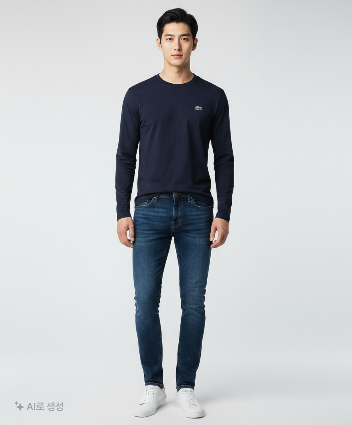 라코스테(LACOSTE) 공용 베이직 크루넥 티셔츠 TH0123-20C_050 105
