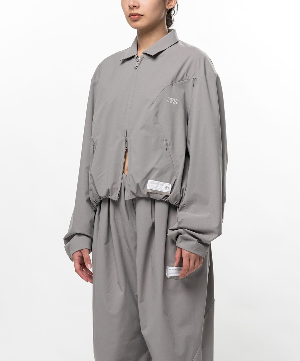 사운드오브선라이즈(SOUND OF SUNRISE) 솔로텍스 벌룬 자켓 LIGHT GREY
