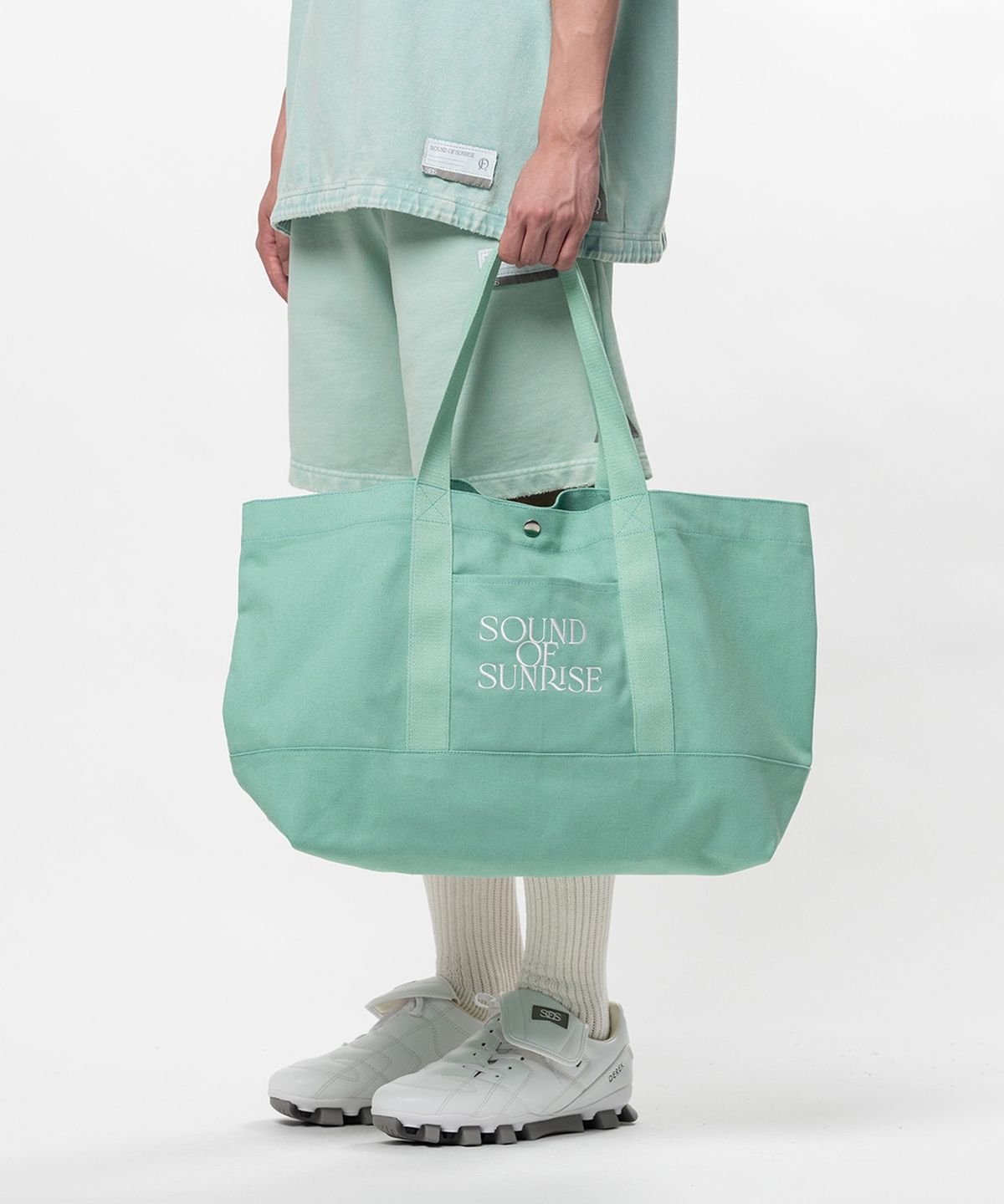 사운드오브선라이즈(SOUND OF SUNRISE) 토트백 라지 MINT GREEN