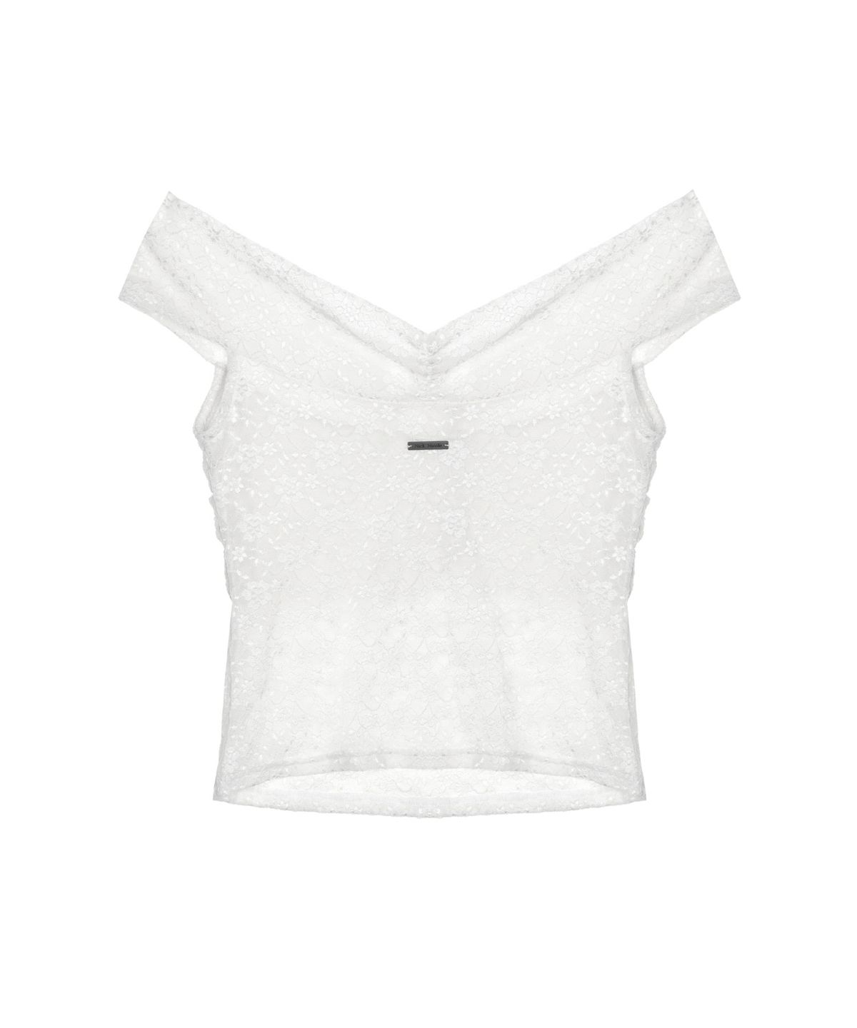 닉앤니콜(NICK&NICOLE) DRAPED LACE CAMI TOP_IVORY