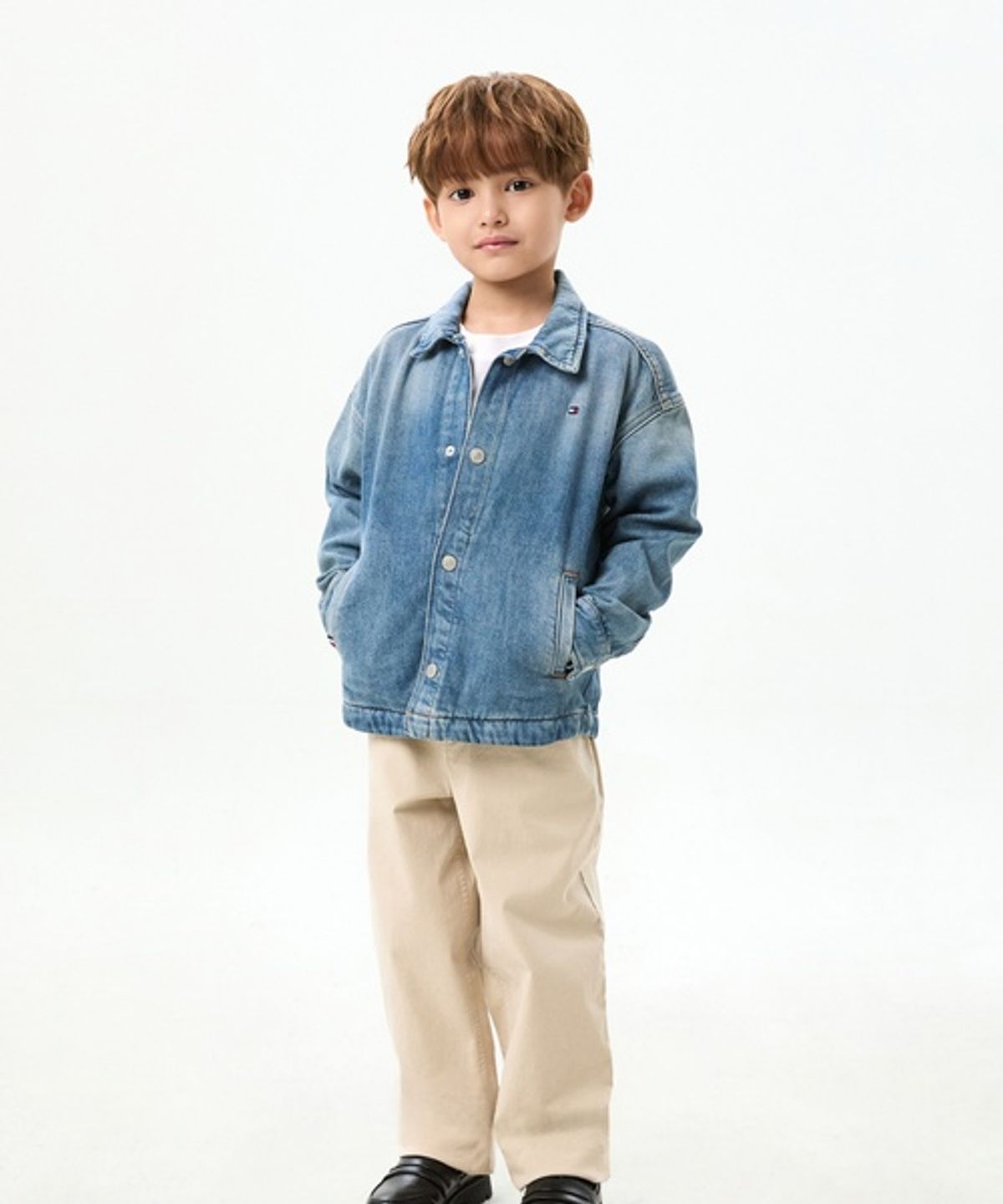 타미힐피거 키즈(TOMMY HILFIGER KIDS) 빈티지 데님 셔켓