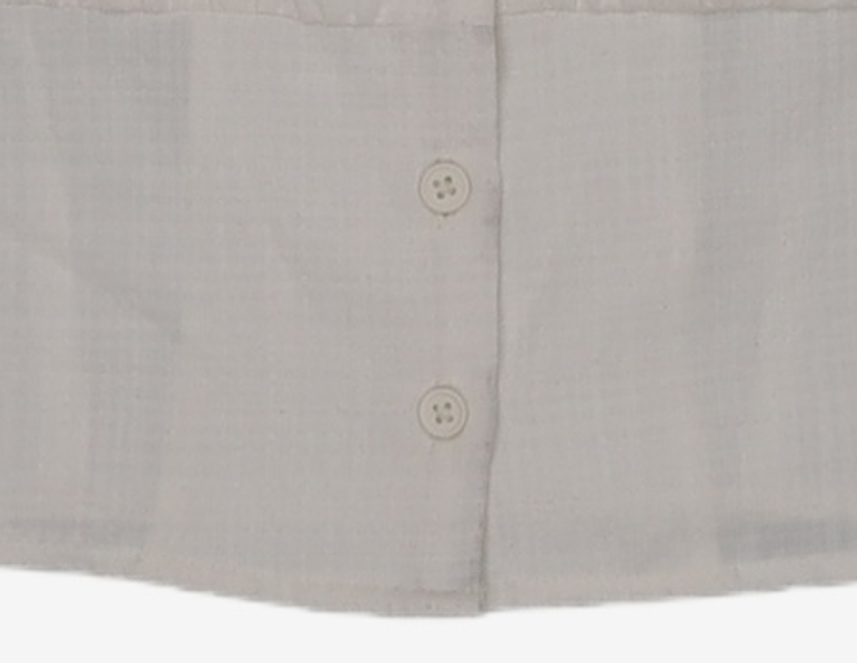 미쏘(MIXXO) 스퀘어넥 크롭 블라우스_MIWBWD601G S
